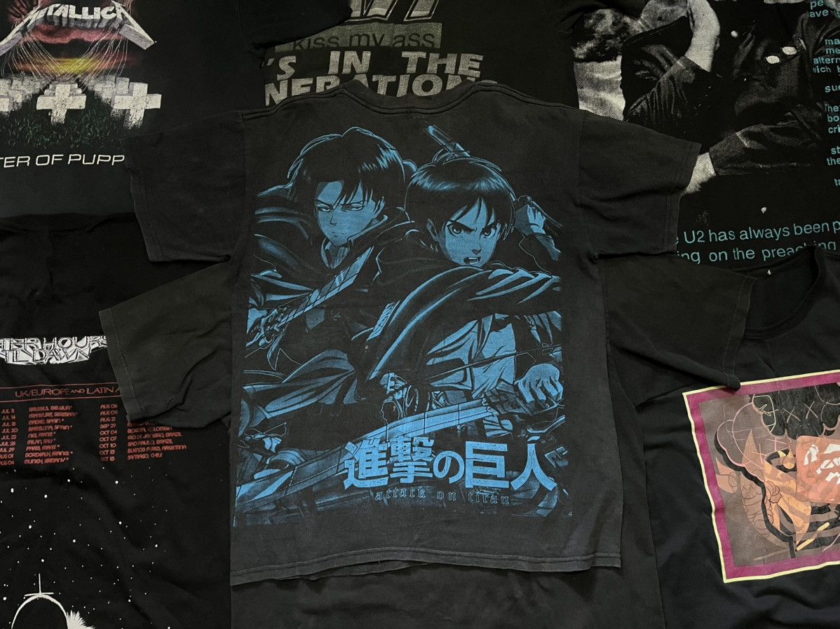 Anime Bootleg Tee Attack of Titan Size US L / EU 52-54 / 3 - 3 Thumbnail