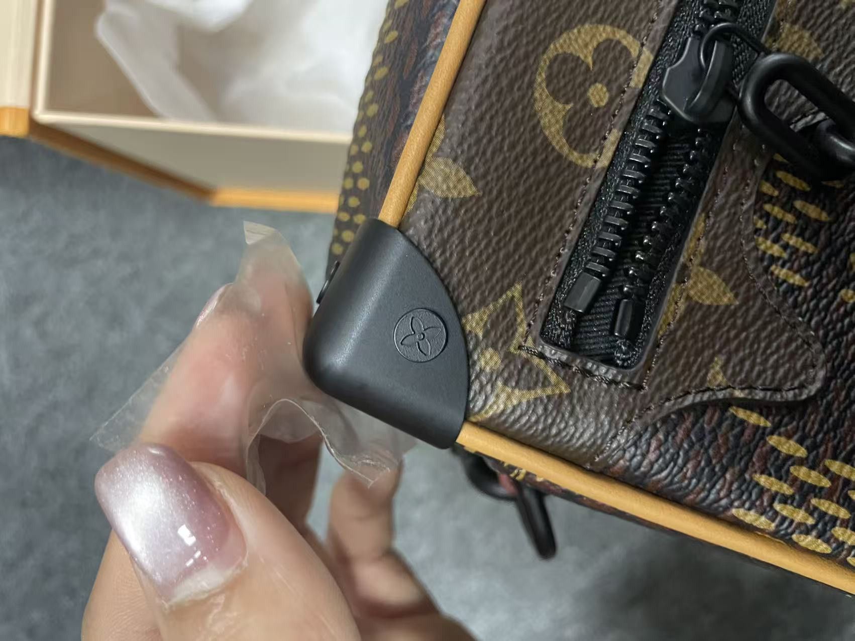 Louis Vuitton Louis Vuitton Nigo Giant Damier Ebene Mini Soft Trunk Size ONE SIZE - 5 Thumbnail