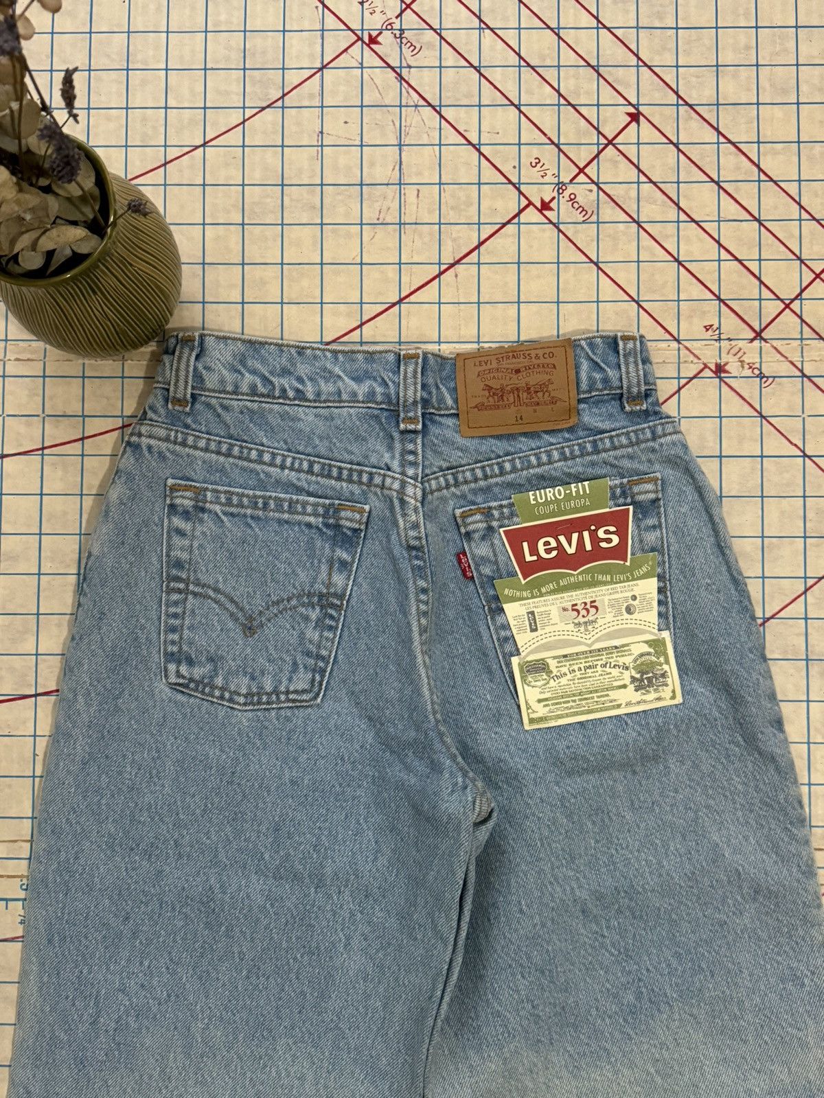 Levi's × Levi's Vintage Clothing × Vintage Vintage Levi’s 535 Euro Fit Jeans New With Tag Women’s Size 30" / US 8 / IT 44 - 4 Thumbnail