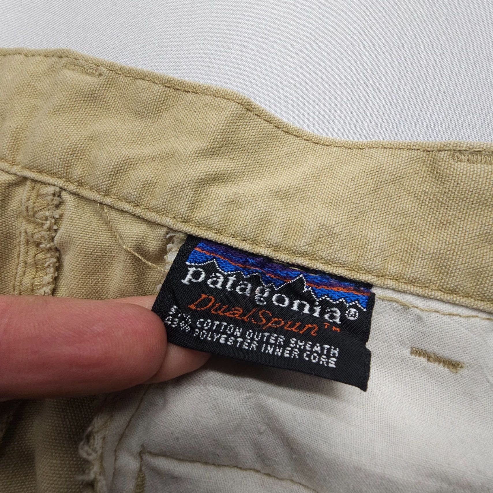Patagonia VINTAGE Patagonia DualSpun Pants Mens 36 (34x30) Gorpcore Pleated Cuffed Canvas Size US 36 / EU 52 - 3 Thumbnail