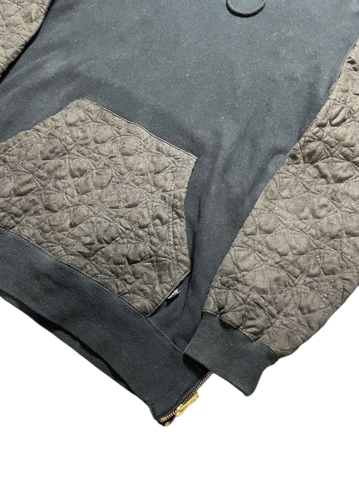 Japanese Brand × Other × Vintage Faded Black Star Fur Hoodie Japanese 24karats Size US L / EU 52-54 / 3 - 4 Thumbnail