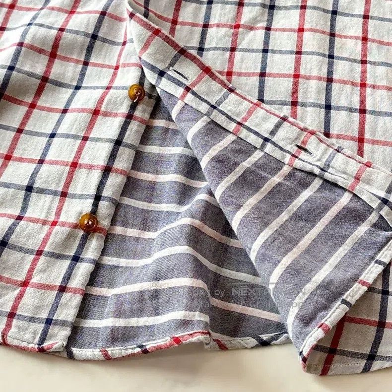 Vivienne Westwood Vivienne Westwood White and Red Blue Plaid Shirt with Stri Size M / US 6-8 / IT 42-44 - 7 Thumbnail