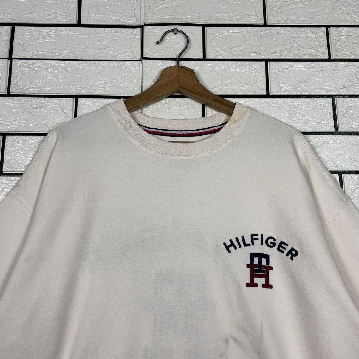 Tommy Hilfiger Tommy Hilfiger Short Sleeve Sweatshirt Size US L / EU 52-54 / 3 - 2 Thumbnail