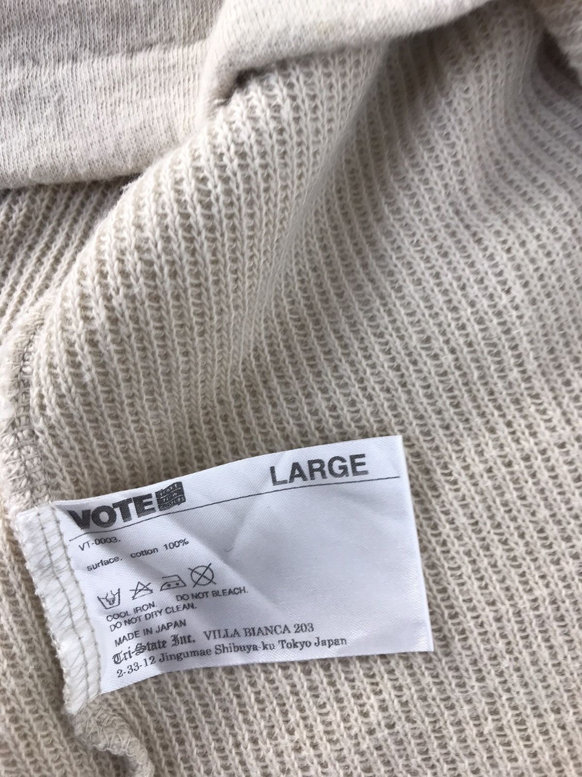 Japanese Brand Vote Fvck U New Clothes Raglan 3 Quater Printed Tee Size US XL / EU 56 / 4 - 7 Thumbnail
