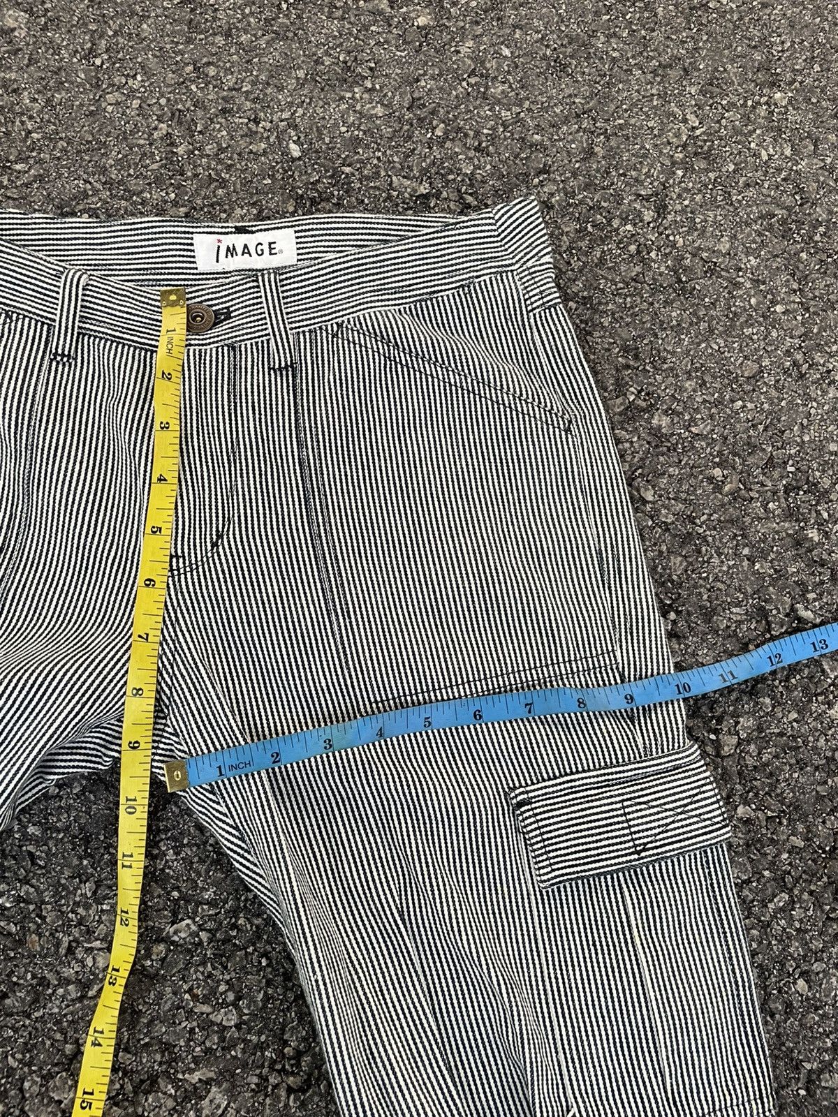 If Six Was Nine Stripe Cargo Bootcut Pants Womens Size 27" / US 4 / IT 40 - 11 Thumbnail