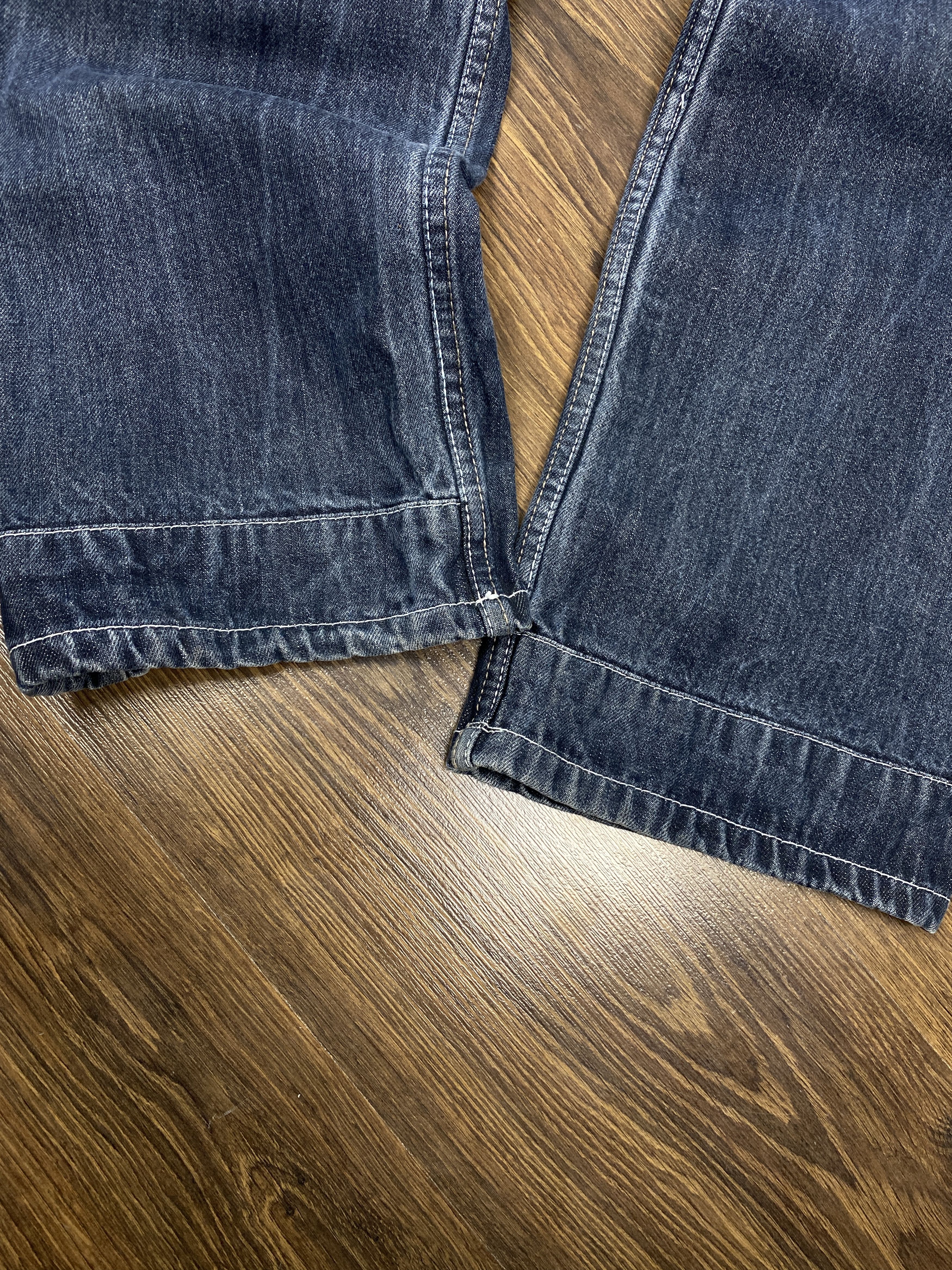 Japanese Brand × Vintage Time IS Money vintage skate jeans denim pants y2k Size US 34 / EU 50 - 3 Thumbnail