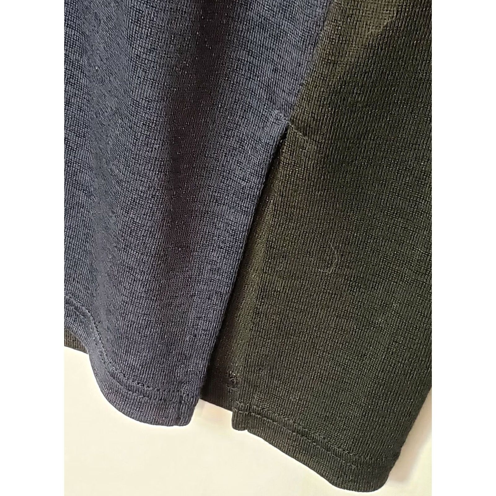 Vince Vince Womens Crew Neck Short Sleeve Tunic Knit Tee Blue Black sz M Size 32" / US 10 / IT 46 - 6 Thumbnail