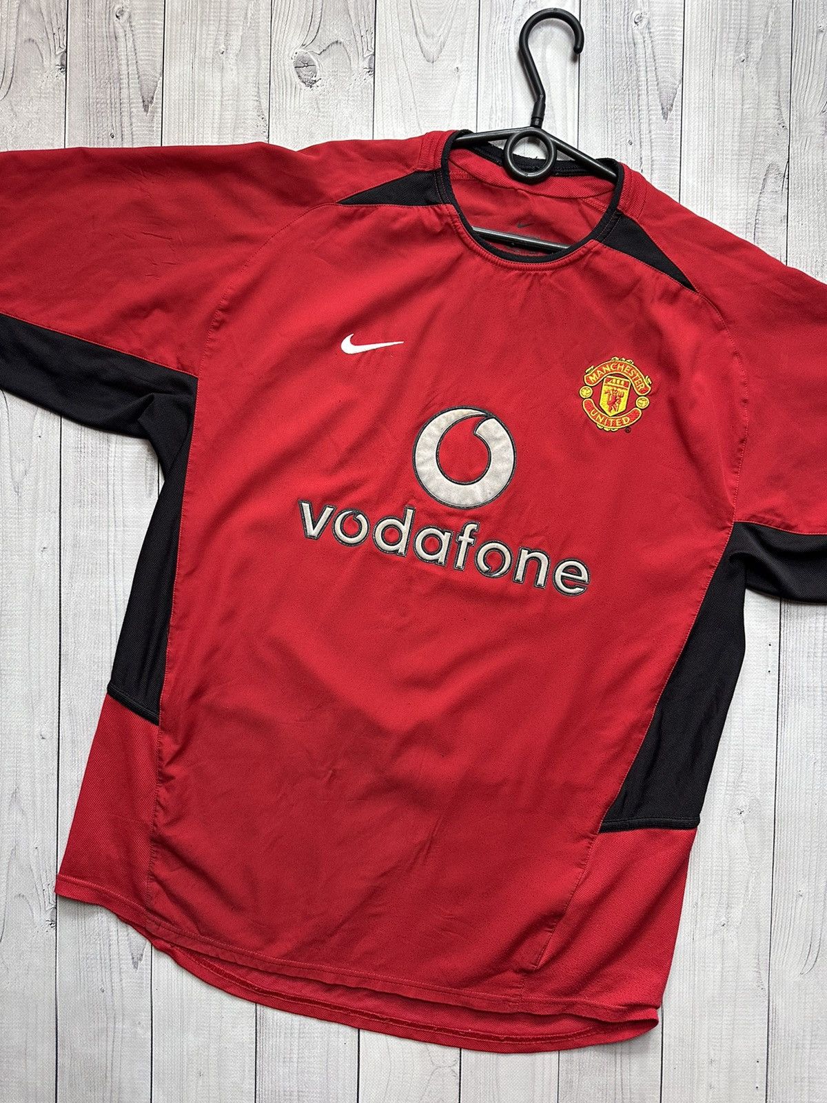 Nike × Vintage Vintage Manchester United soccer jersey Vodafone 2004 M Size US M / EU 48-50 / 2 - 2 Thumbnail