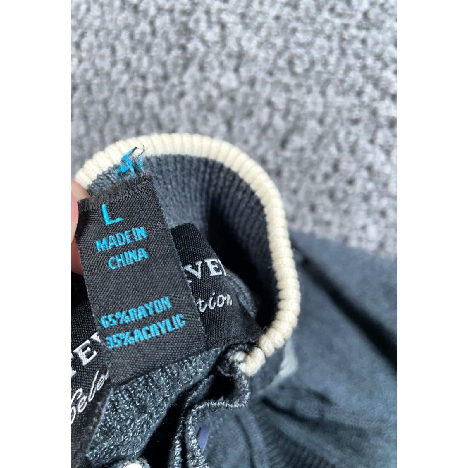 Vintage VINTAGE Steve Harvey Mock Neck Sweater Adult Large Gray Striped Casual Dad Style Mens Size US L / EU 52-54 / 3 - 4 Thumbnail