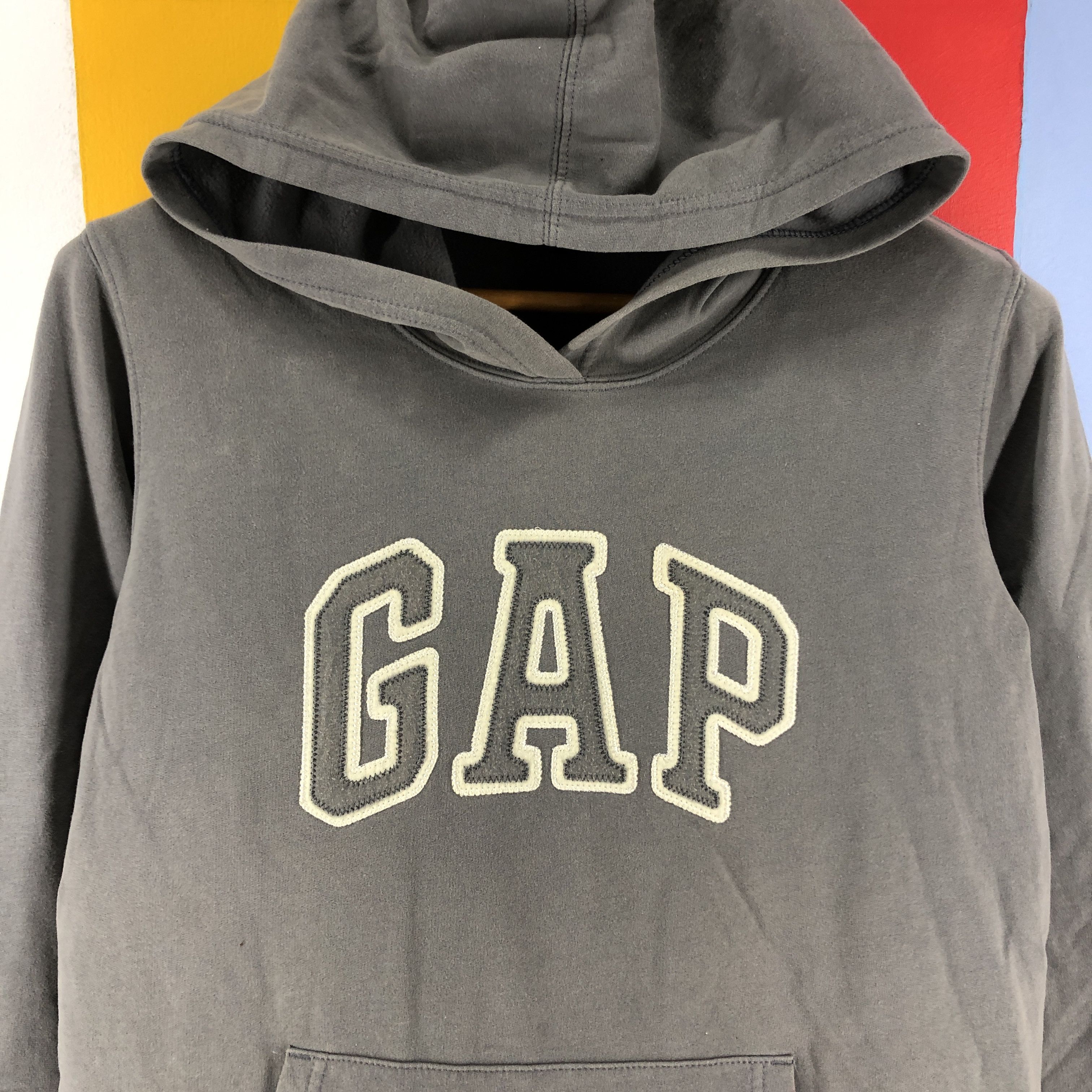 Gap GAP Ash Grey Hoodie Pullover #0809/Z Size US S / EU 44-46 / 1 - 2 Thumbnail