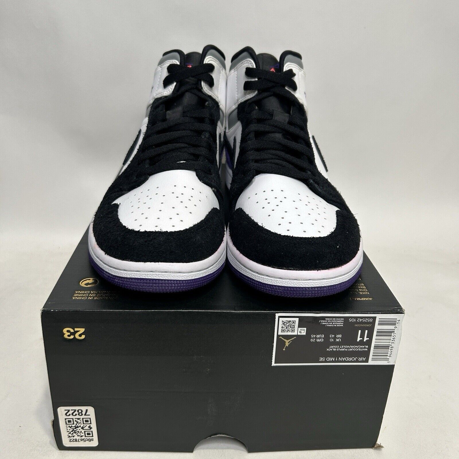Nike Nike Air Jordan 1 Mid SE “Varsity Court Purple” 2024 Size US 11 / EU 44 - 2 Thumbnail