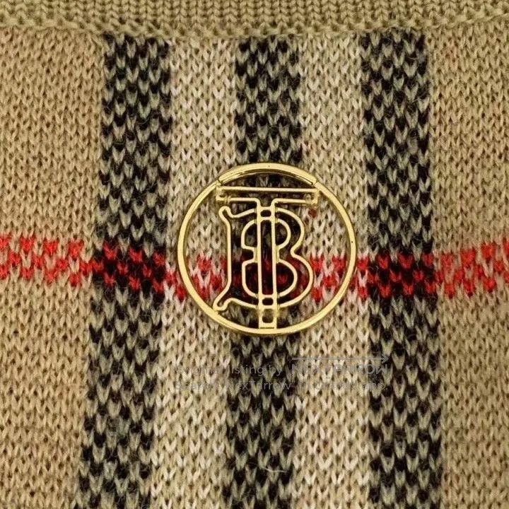 Burberry Burberry Brown Classic Check Wool Polo Shirt. Size US S / EU 44-46 / 1 - 5 Thumbnail