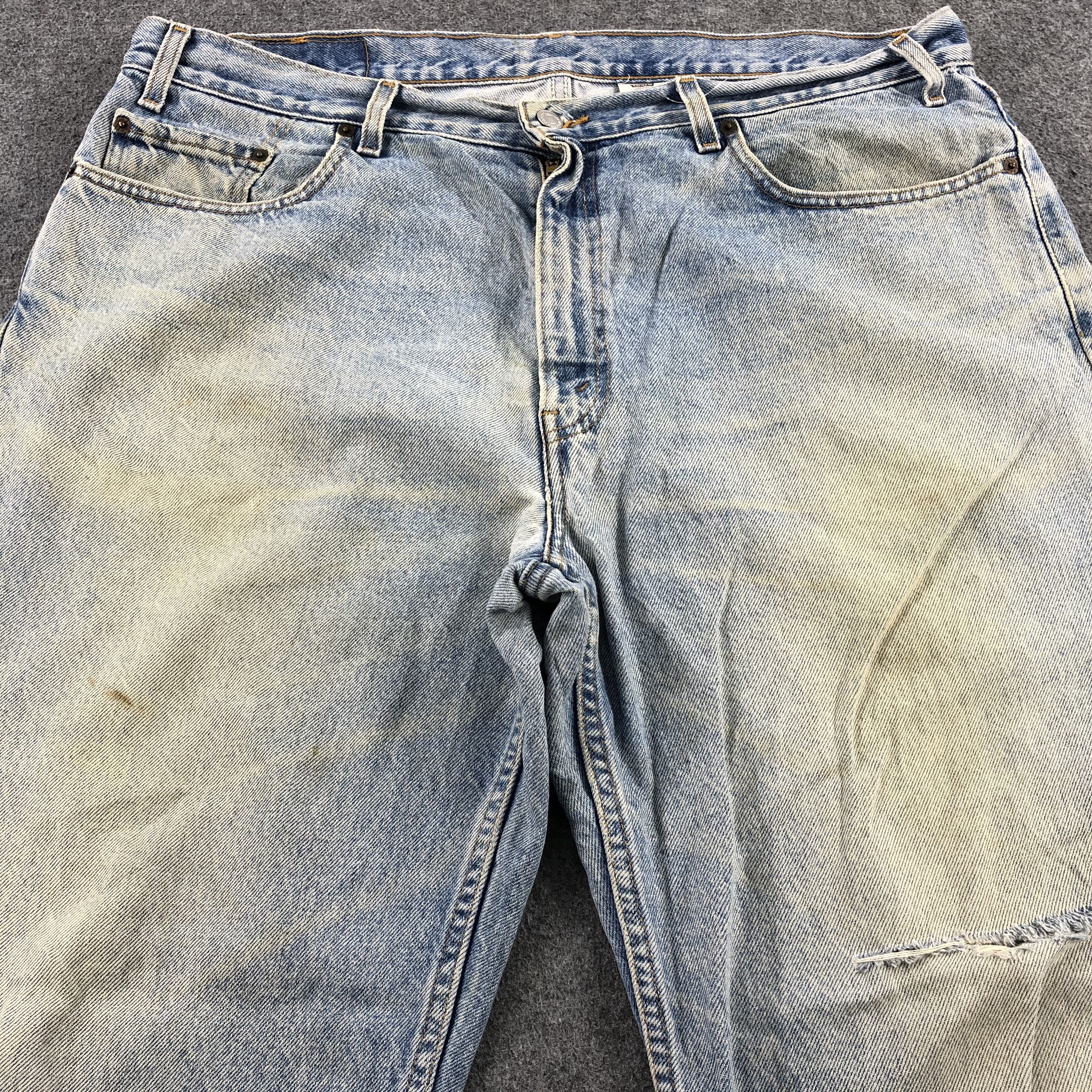 Levi's × Vintage Vintage 90s Light Wash Levis 901 Jeans-JM1979 Size US 41 - 3 Thumbnail