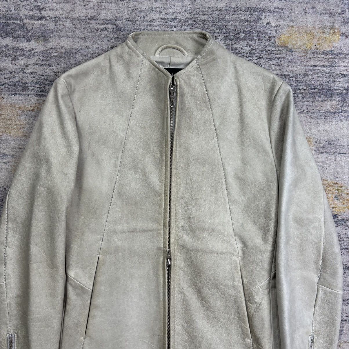 Tornado Mart Tornado mart scar stitch leather jacket guidi ccp style Size US S / EU 44-46 / 1 - 6 Thumbnail