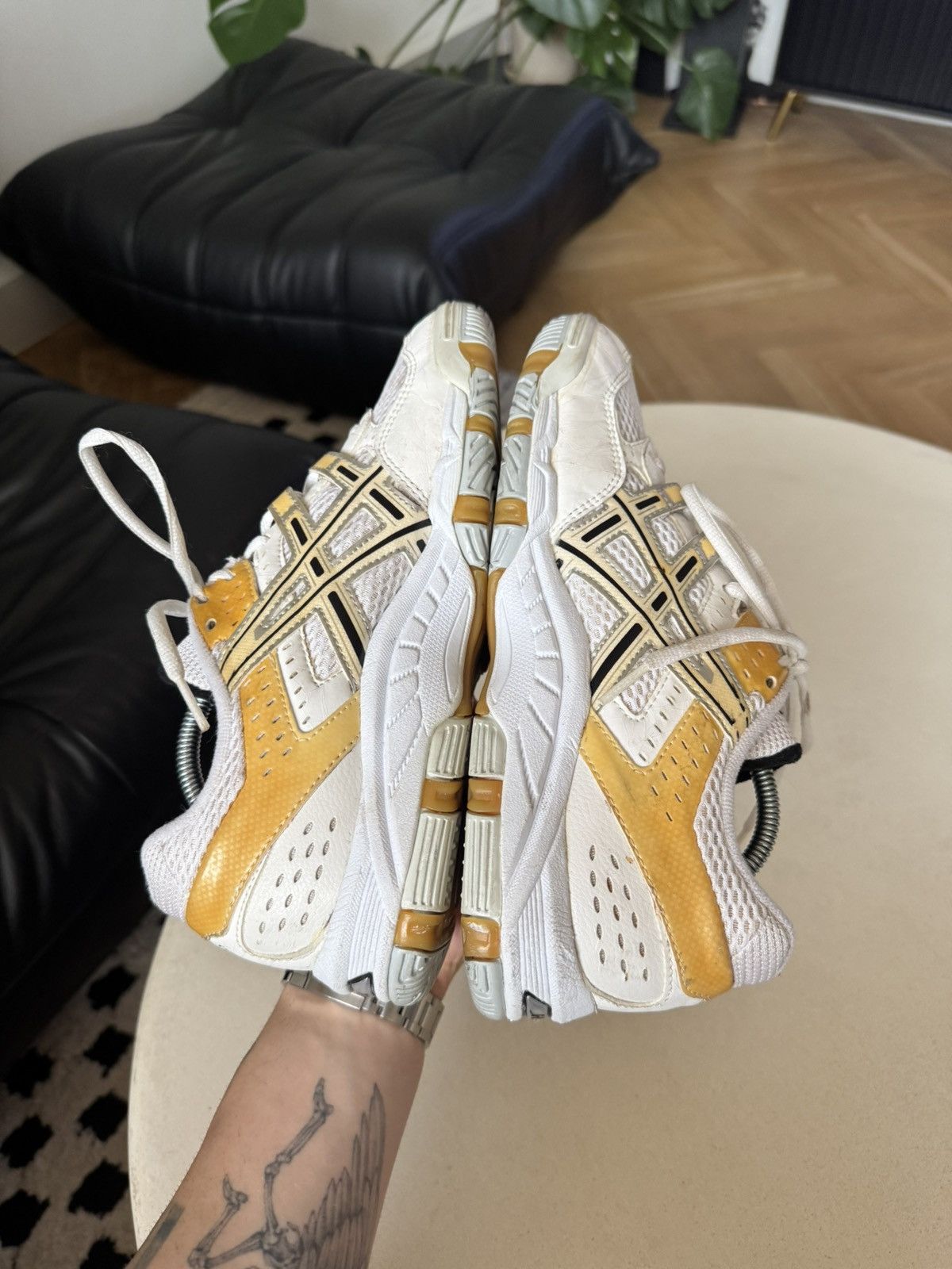 Asics ✨ Vintage ASICS Gel Trainer Shoes Sneakers Hype Y2k Vibe Size US 7.5 / EU 40-41 - 7 Thumbnail