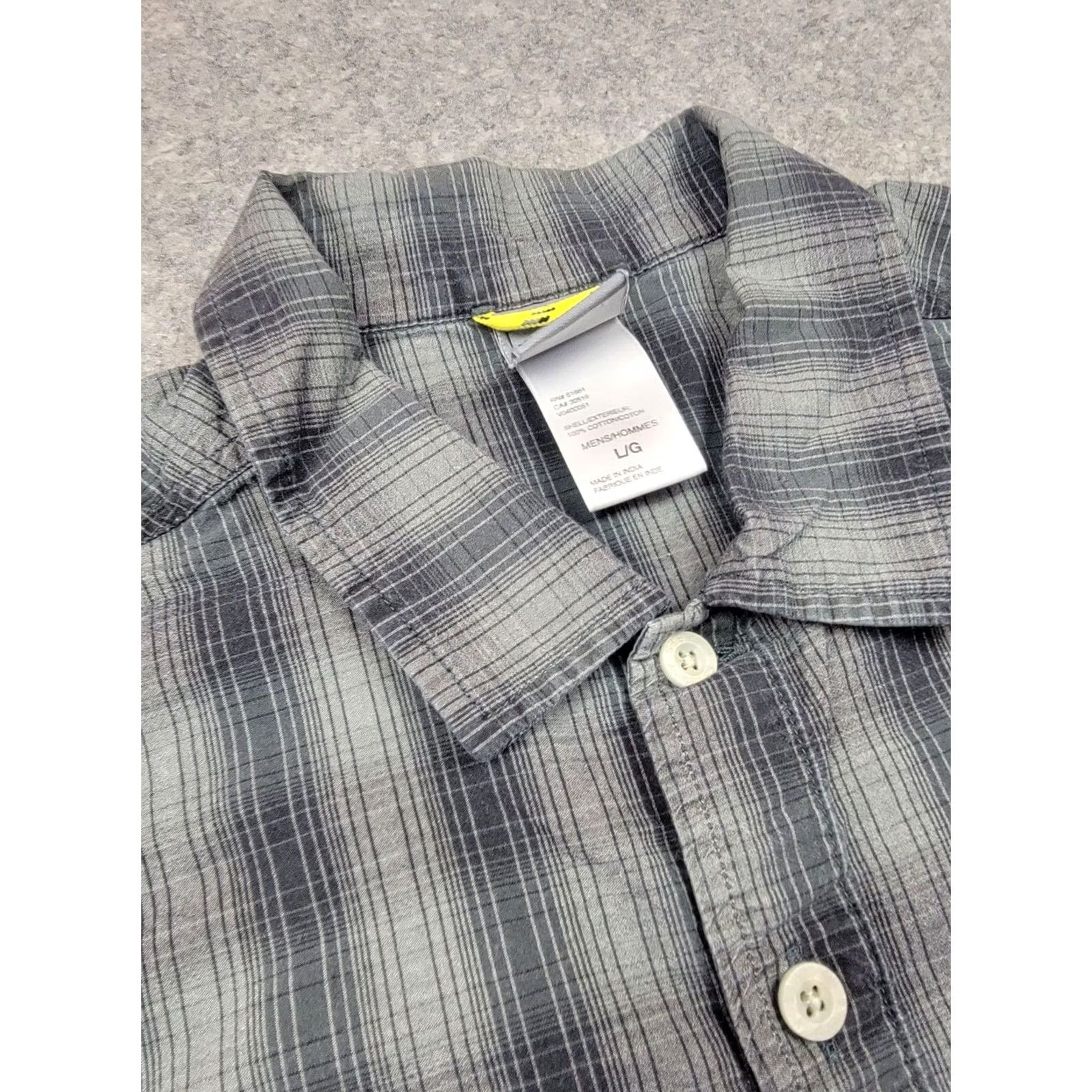 The North Face The North Face Shirt Mens Large Gray Black Plaid A5 Series Outdoor Adventure Size US L / EU 52-54 / 3 - 4 Thumbnail