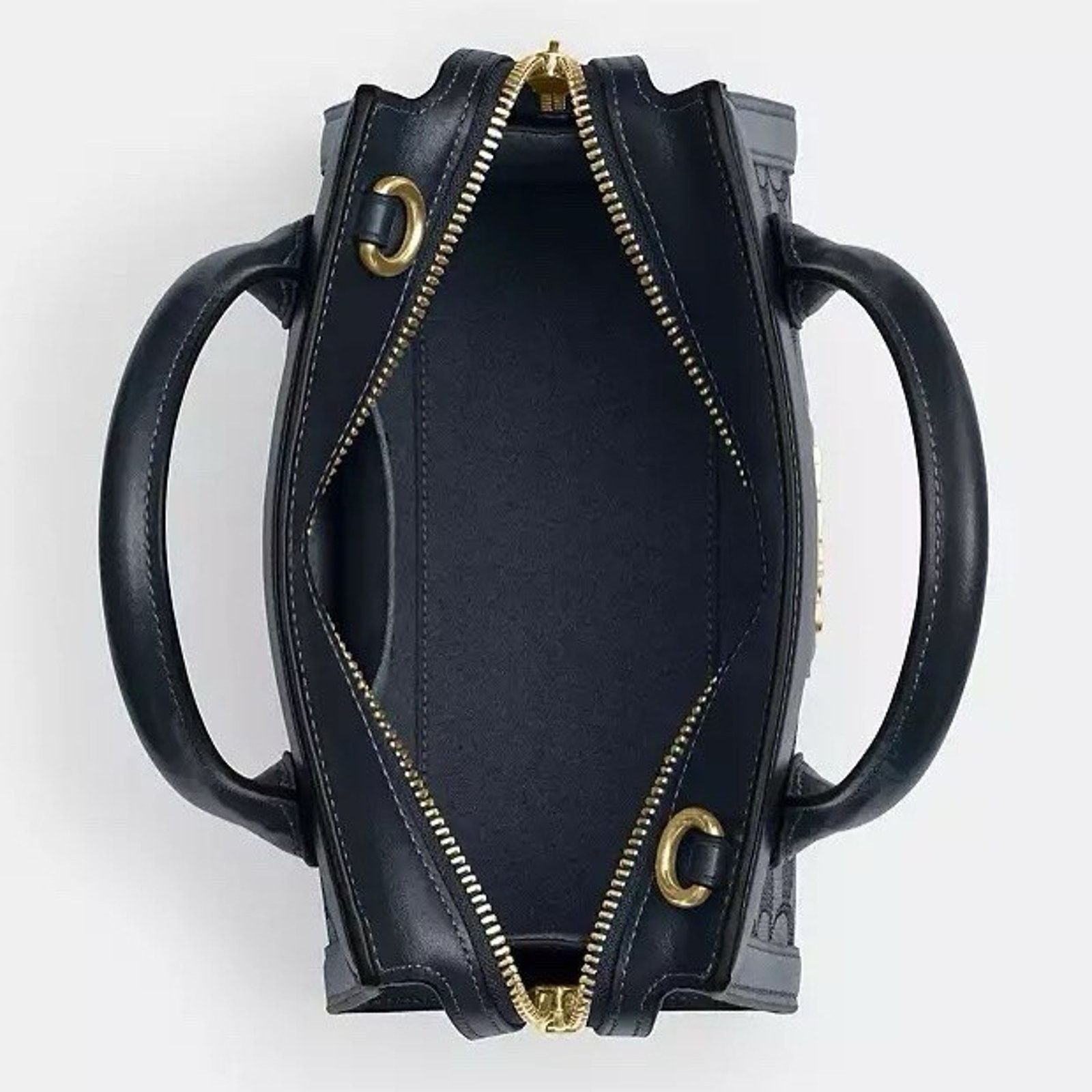 Coach NWT Coach Andrea Carryall Bag Signature Navy/Midnight CT766 Size ONE SIZE - 11 Thumbnail