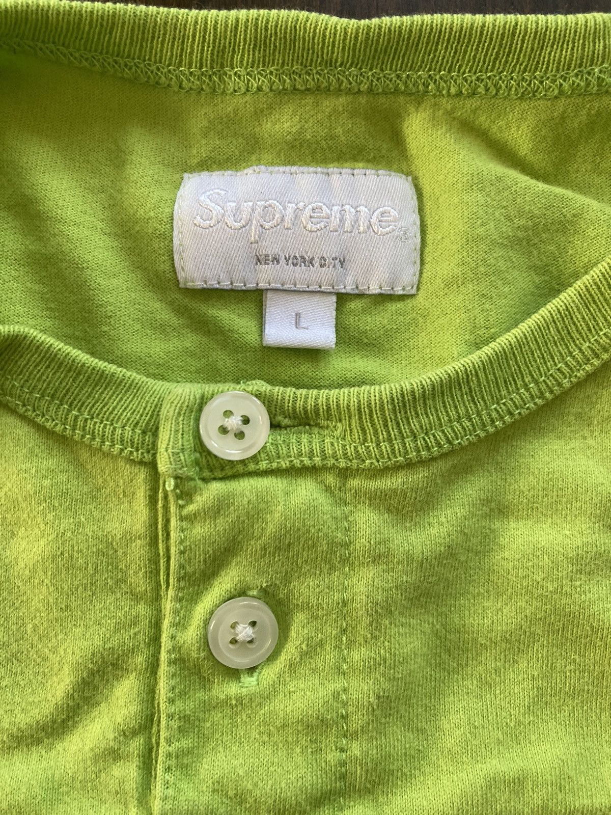 Supreme Supreme split mesh Henley size L F/W 2014 Size US L / EU 52-54 / 3 - 4 Thumbnail