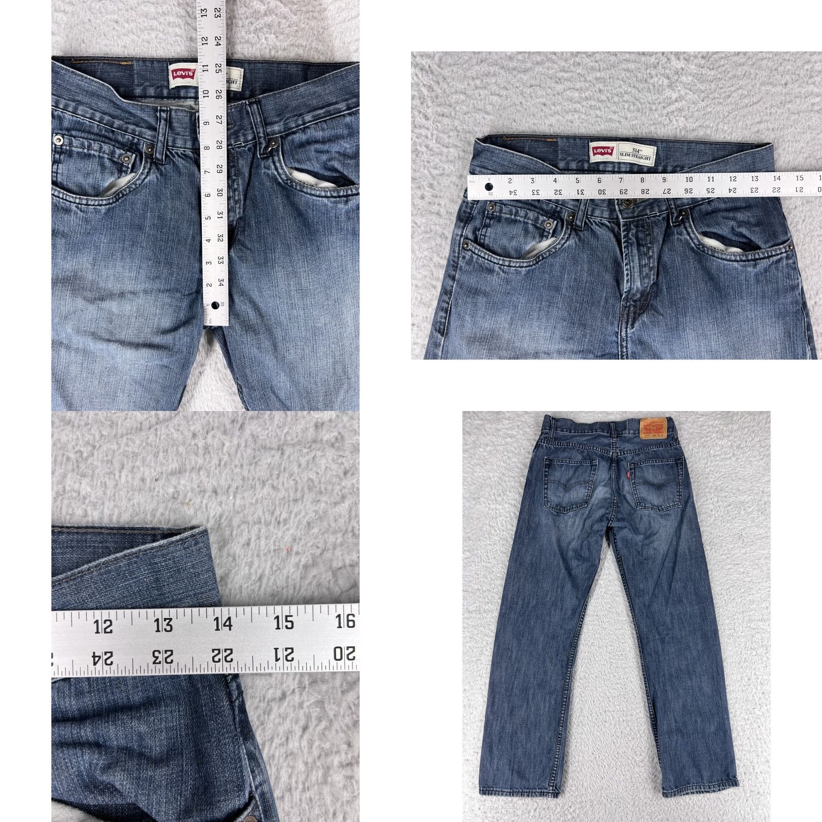 Levi's VINTAGE Levi's Jeans Women's 514 Straight Fit Medium Wash Blue Denim Size 18 Size 40" / US 18 - 8 Thumbnail