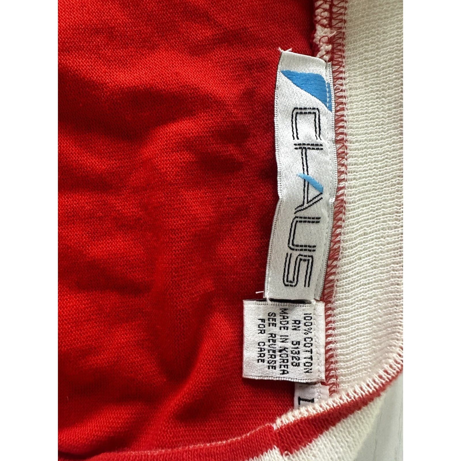 Vintage VINTAGE Cardigan Sweater 80s 90s Striped Red Cotton Women’s Large L Oversized Knit Size L / US 10 / IT 46 - 4 Thumbnail