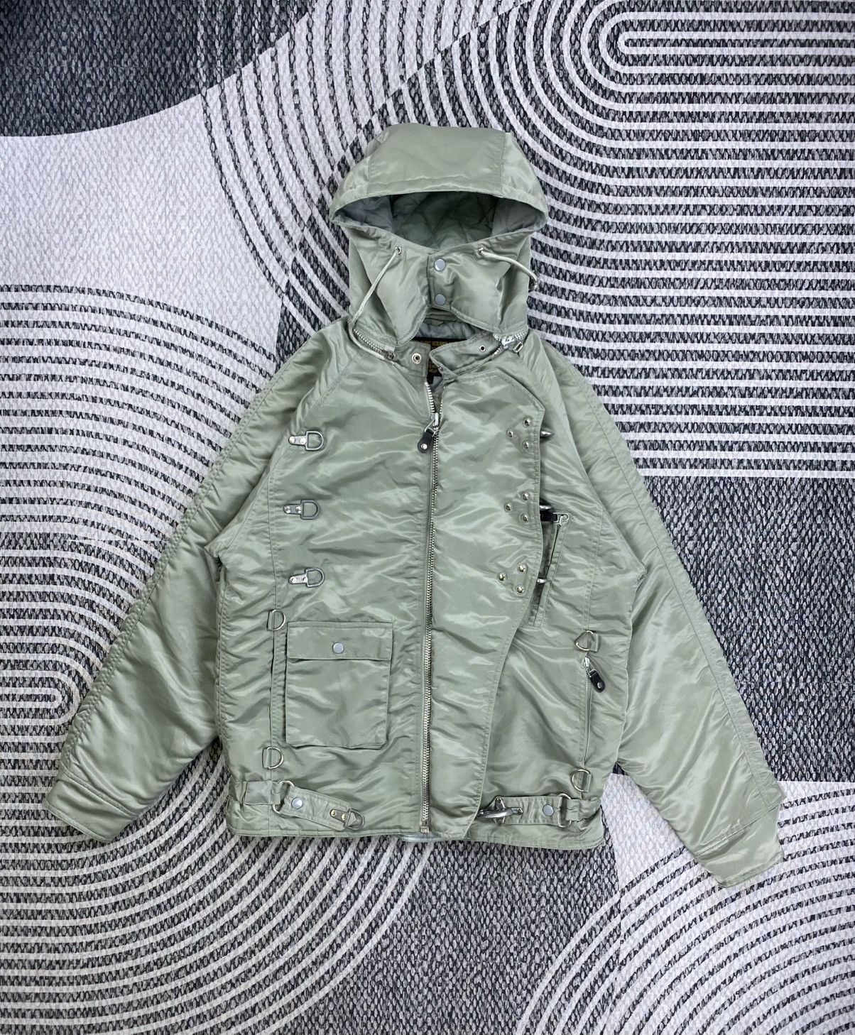 Other Vintage Grove Box U.S Military Garment Flight Jacket Size US L / EU 52-54 / 3 - 6 Thumbnail