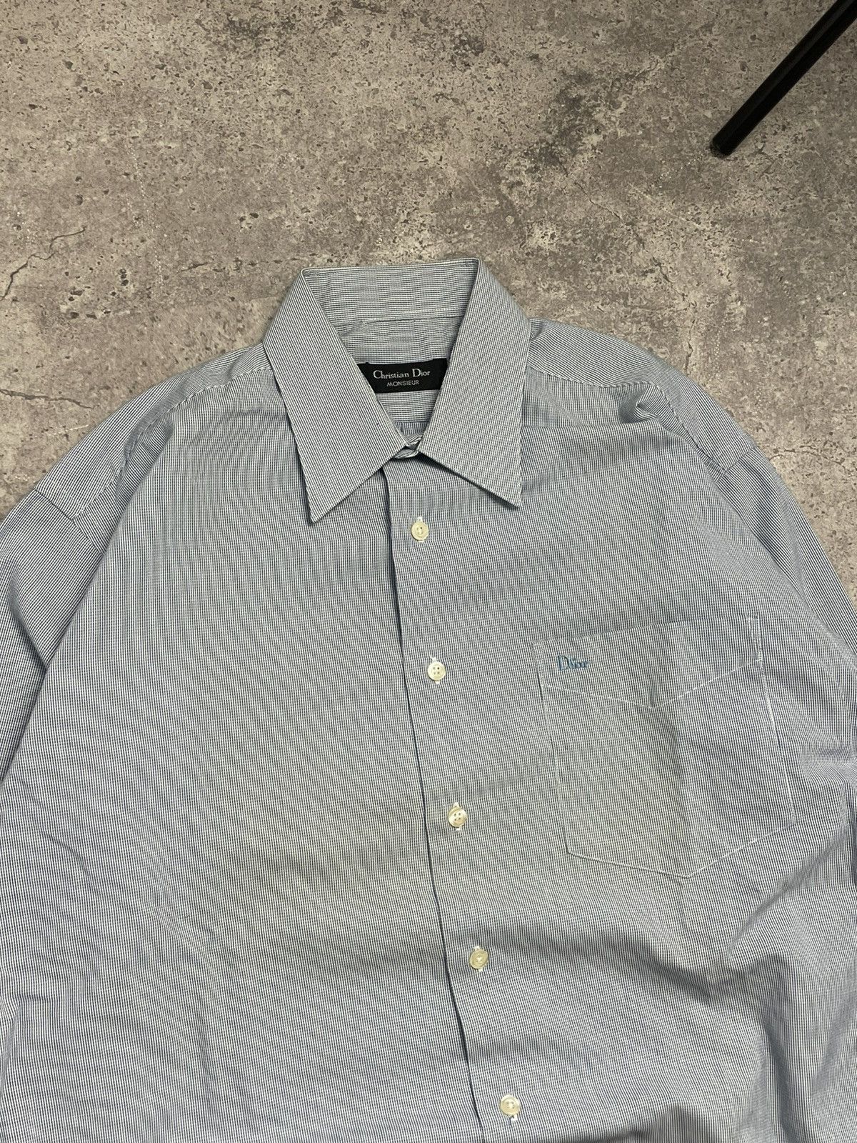 Christian Dior Monsieur × Vintage Vintage Christian Dior shirt Archival Clothes Size US L / EU 52-54 / 3 - 2 Thumbnail