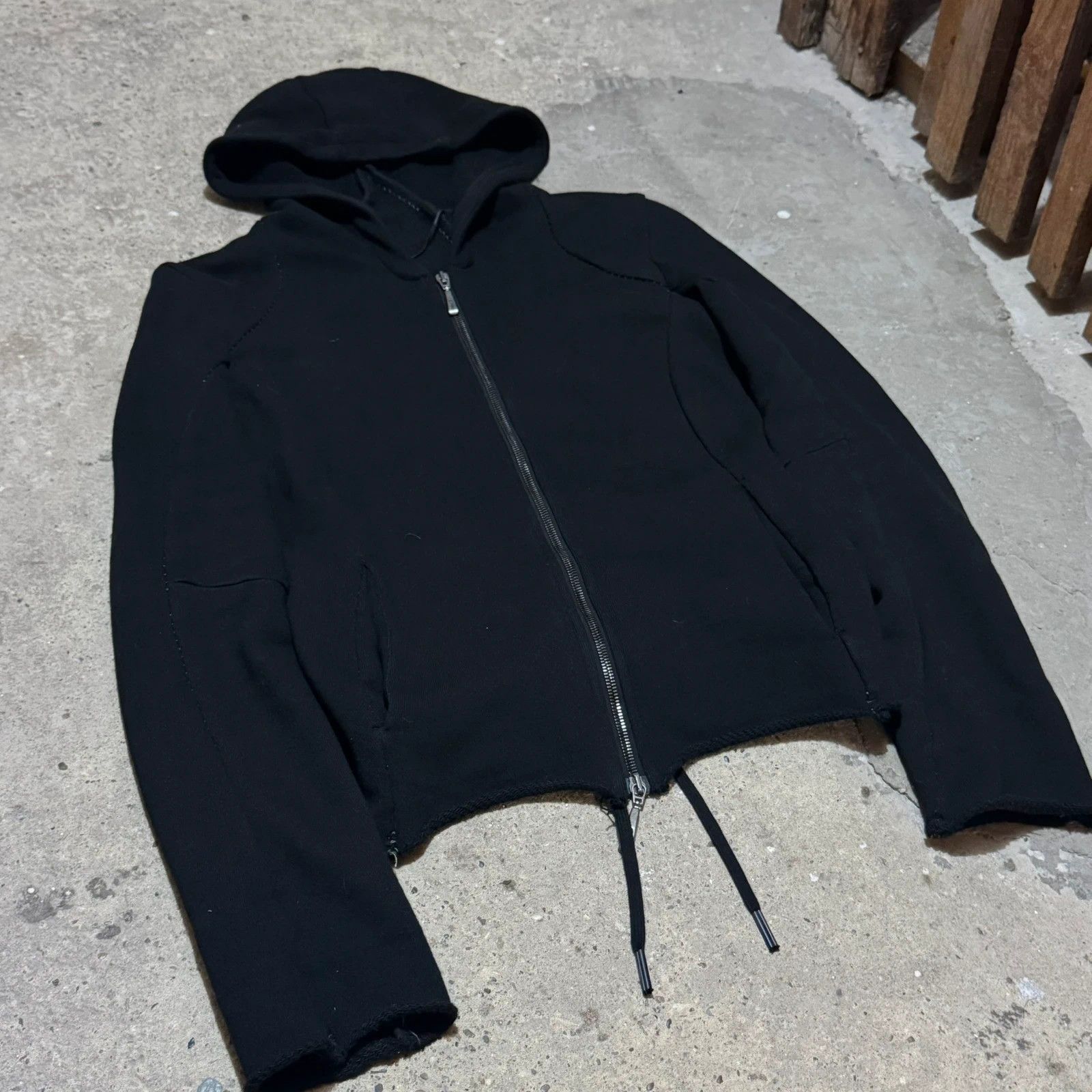 Masnada Masnada scar stitch zip up hoodie Size M / US 6-8 / IT 42-44 - 2 Thumbnail
