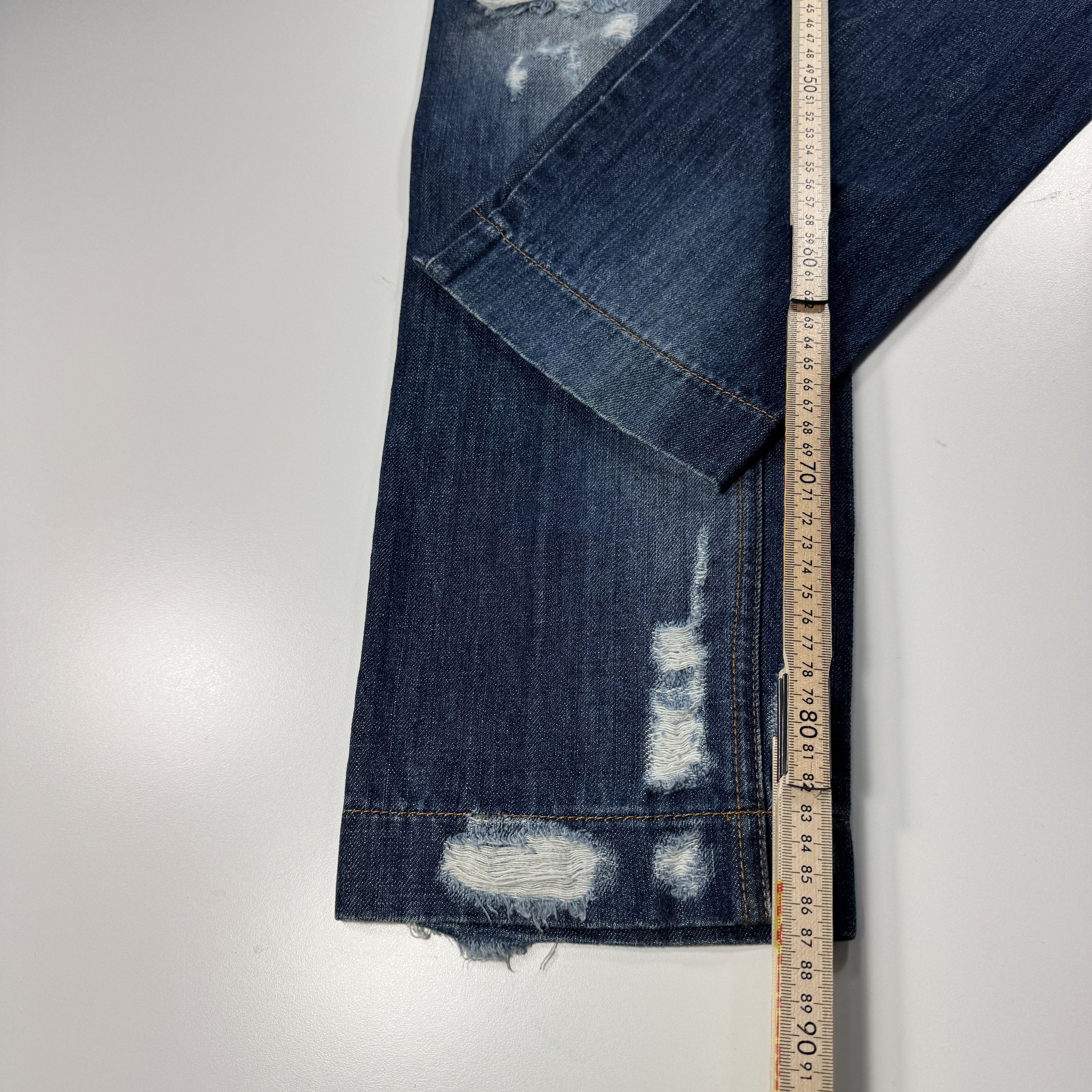 Dolce & Gabbana Dolce & Gabbana Heavily Distressed Jean Size US 40 / EU 56 - 7 Thumbnail