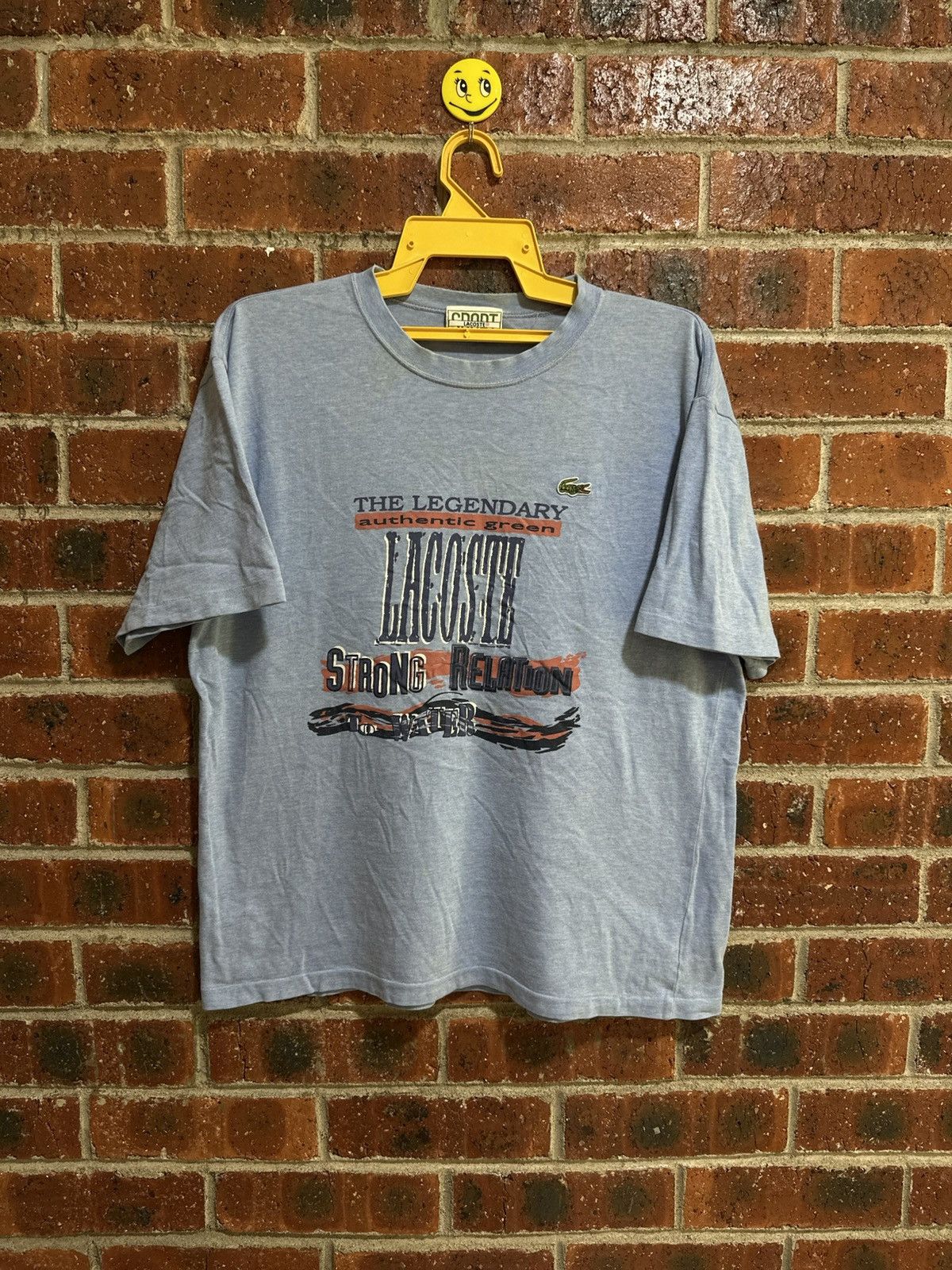 Lacoste × Vintage Vintage Lacoste Sport Faded Tee Size US L / EU 52-54 / 3 - 1 Thumbnail