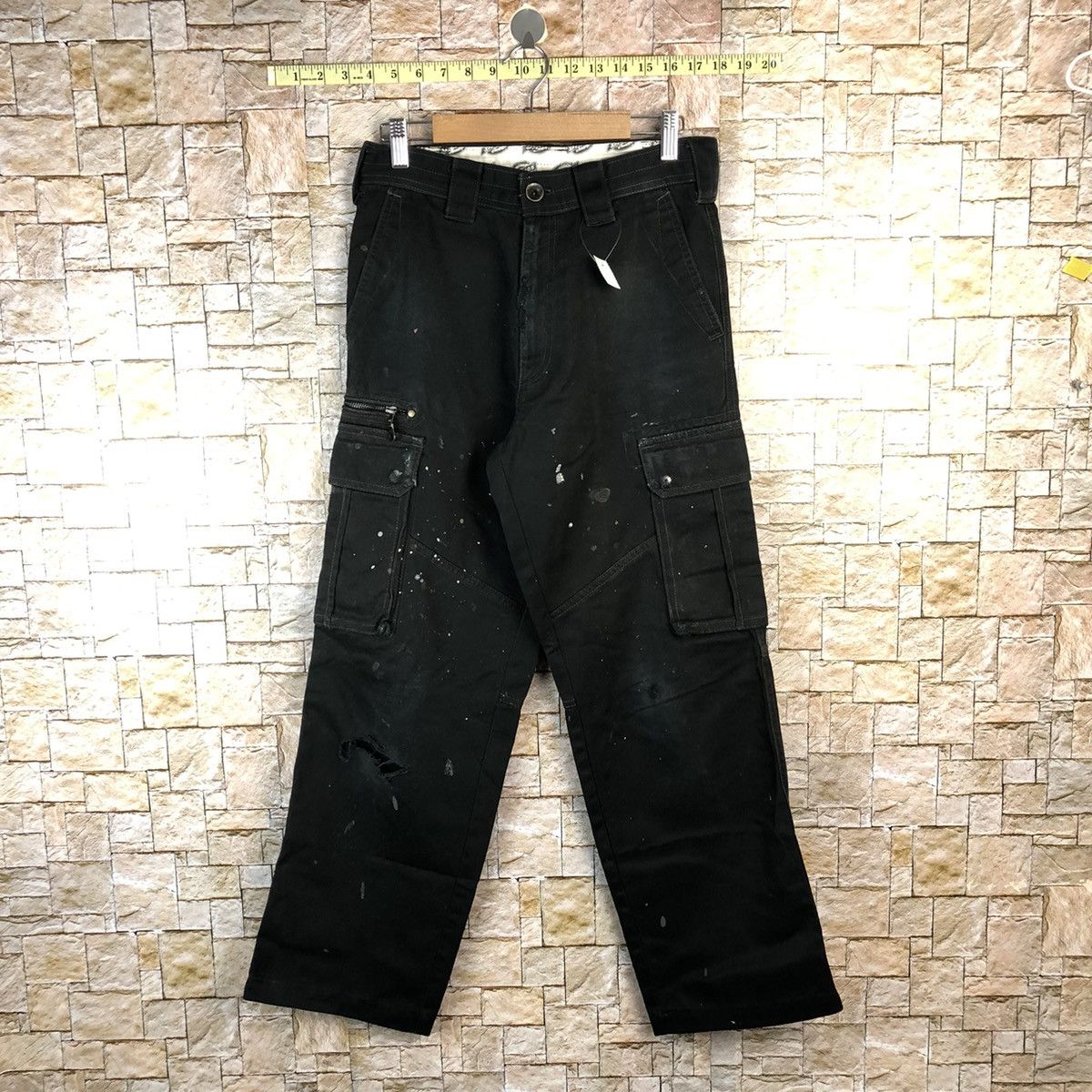 Dickies Dickies Black Cargo Multipocket Pants #A1131 Size US 29 - 1 Thumbnail