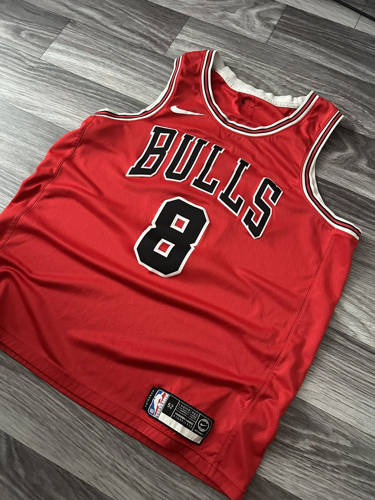 Nike × Vintage Nike Chicago Bulls Zach Lavine #8 Nba Basketball Jersey Size US XL / EU 56 / 4 - 3 Thumbnail