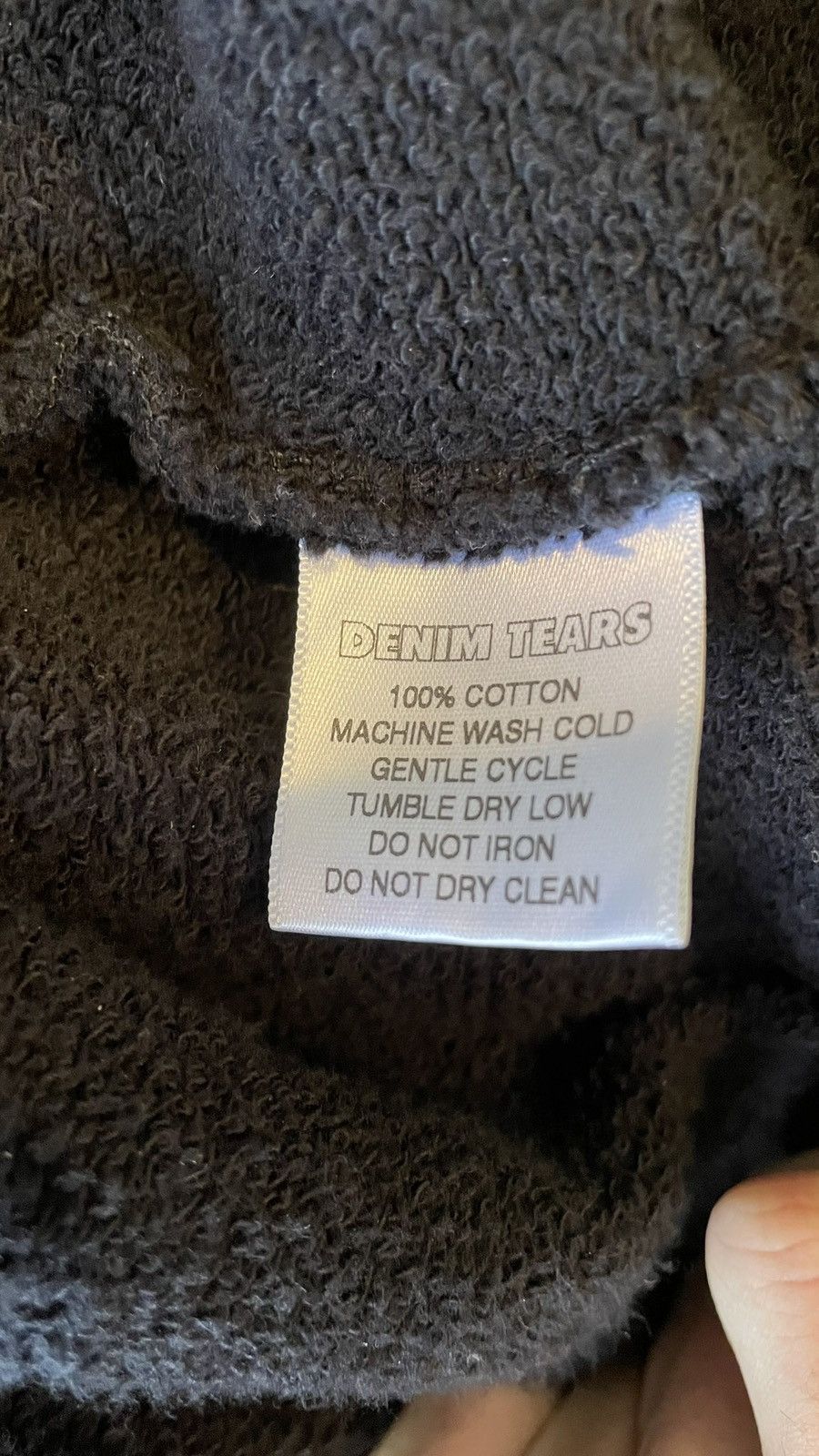 DENIM TEARS DENIM TEARS The Cotton Wreath Sweatshirt Black Size US S / EU 44-46 / 1 - 3 Thumbnail