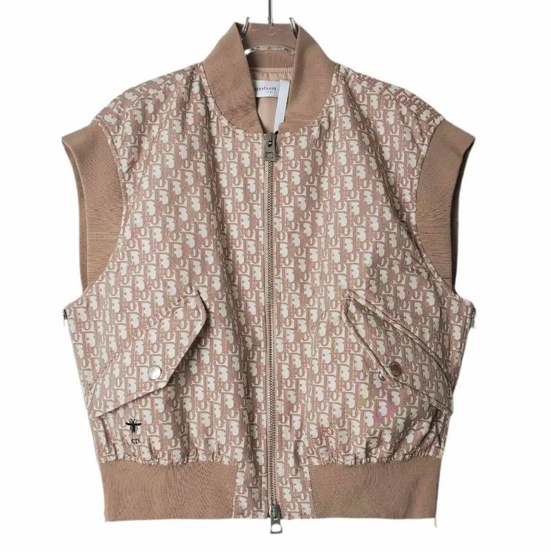 Dior Dior Pink Polyester Women's Jacket 0089 Size M / US 6-8 / IT 42-44 - 1 Thumbnail