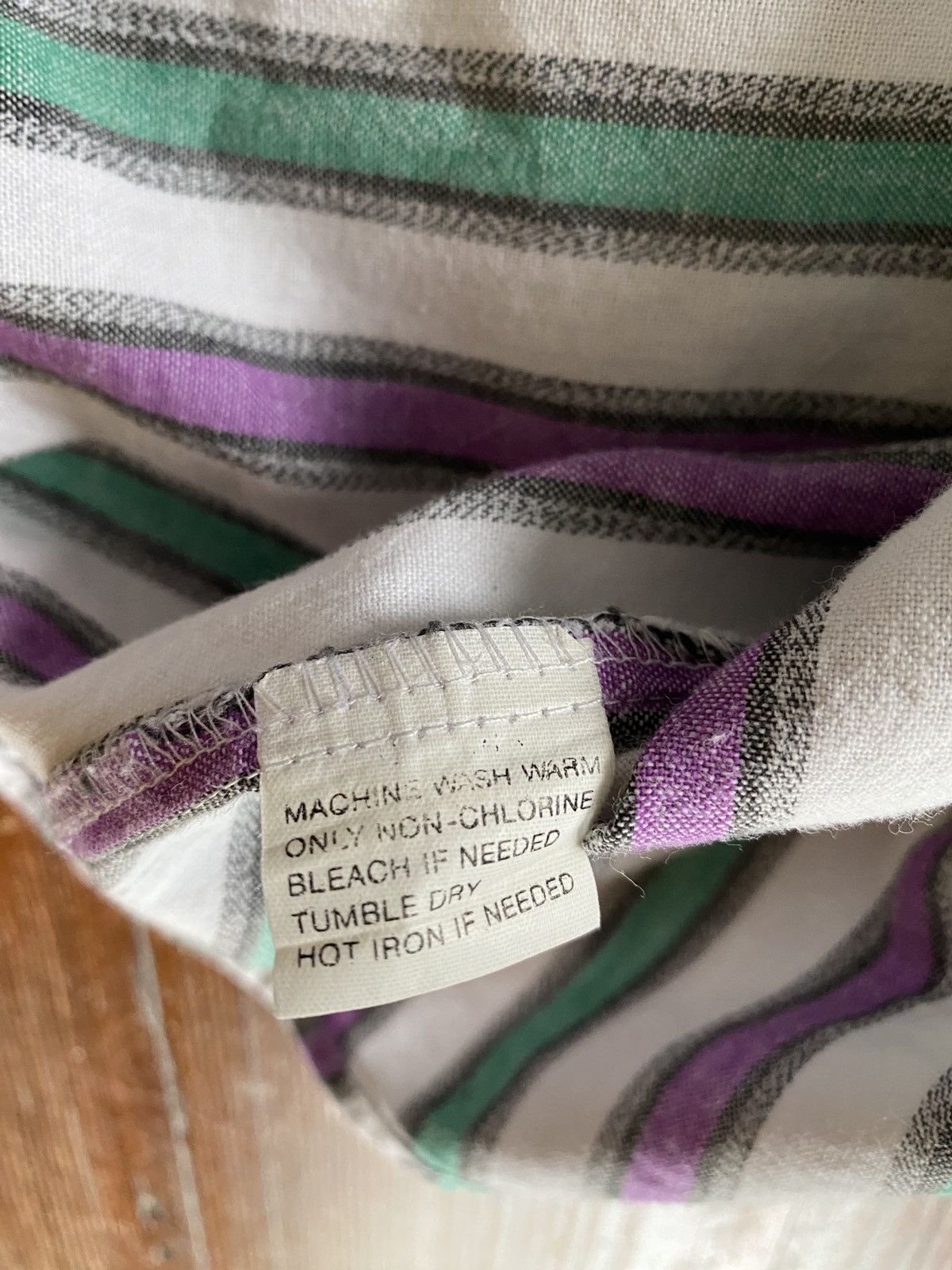 Dockers × Vintage Vintage ‘92 Dockers Oversized Stripe Short Sleeve Button Up Size US M / EU 48-50 / 2 - 14 Thumbnail