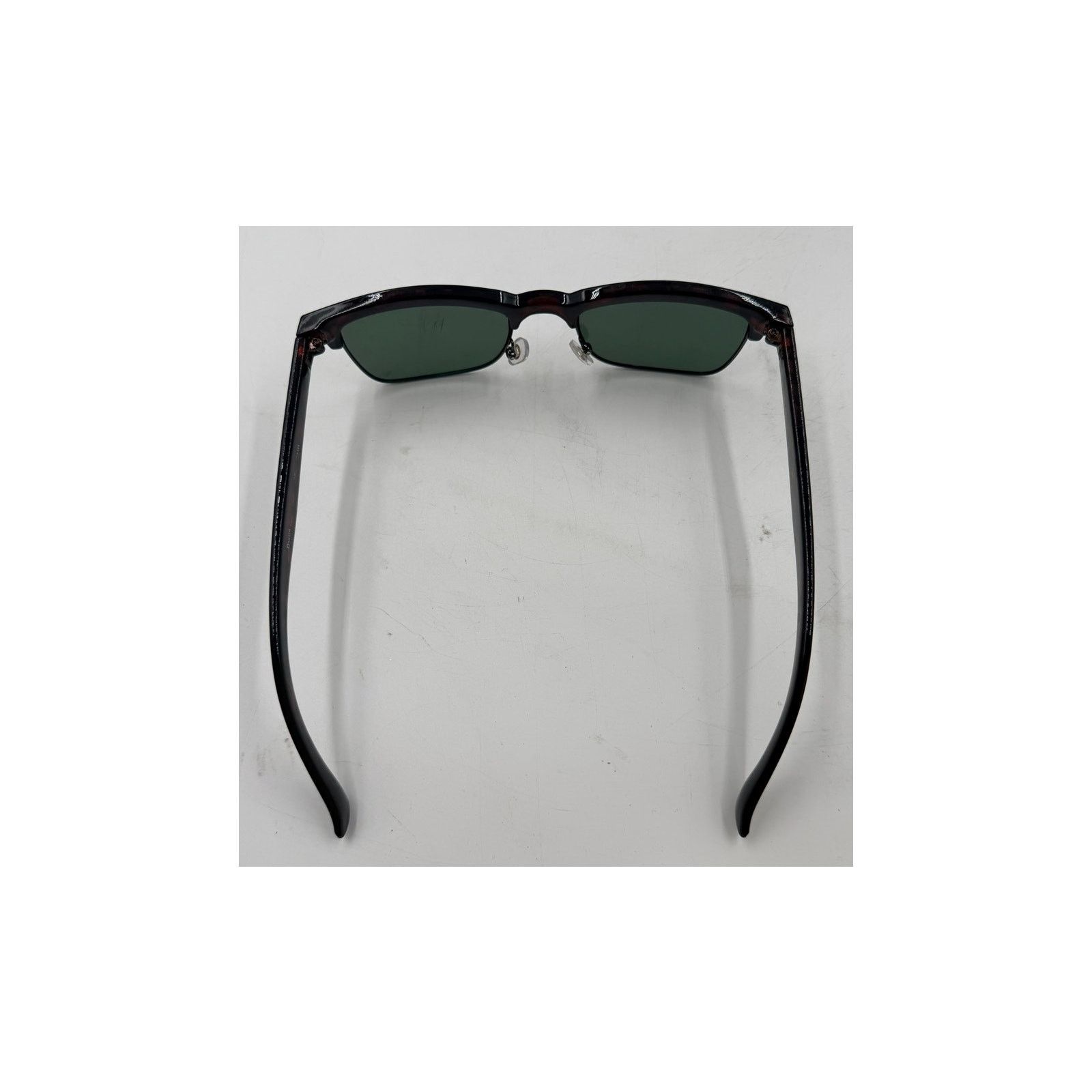 Other Classic Dapper Rectangular Half-Frame Horn Rimmed Sunglasses Size ONE SIZE - 3 Thumbnail