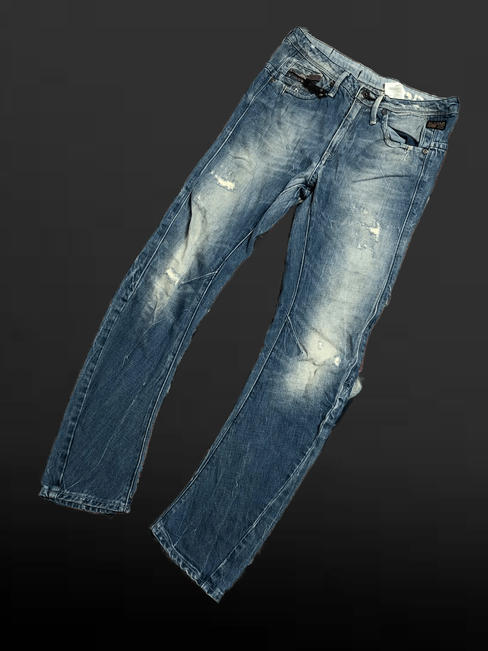 G-Star Raw Denim Jeans Washed Faded Wide