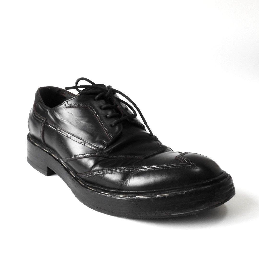Balenciaga $1460 Leather Staple Trim Derby Shoes | Grailed display picture 1