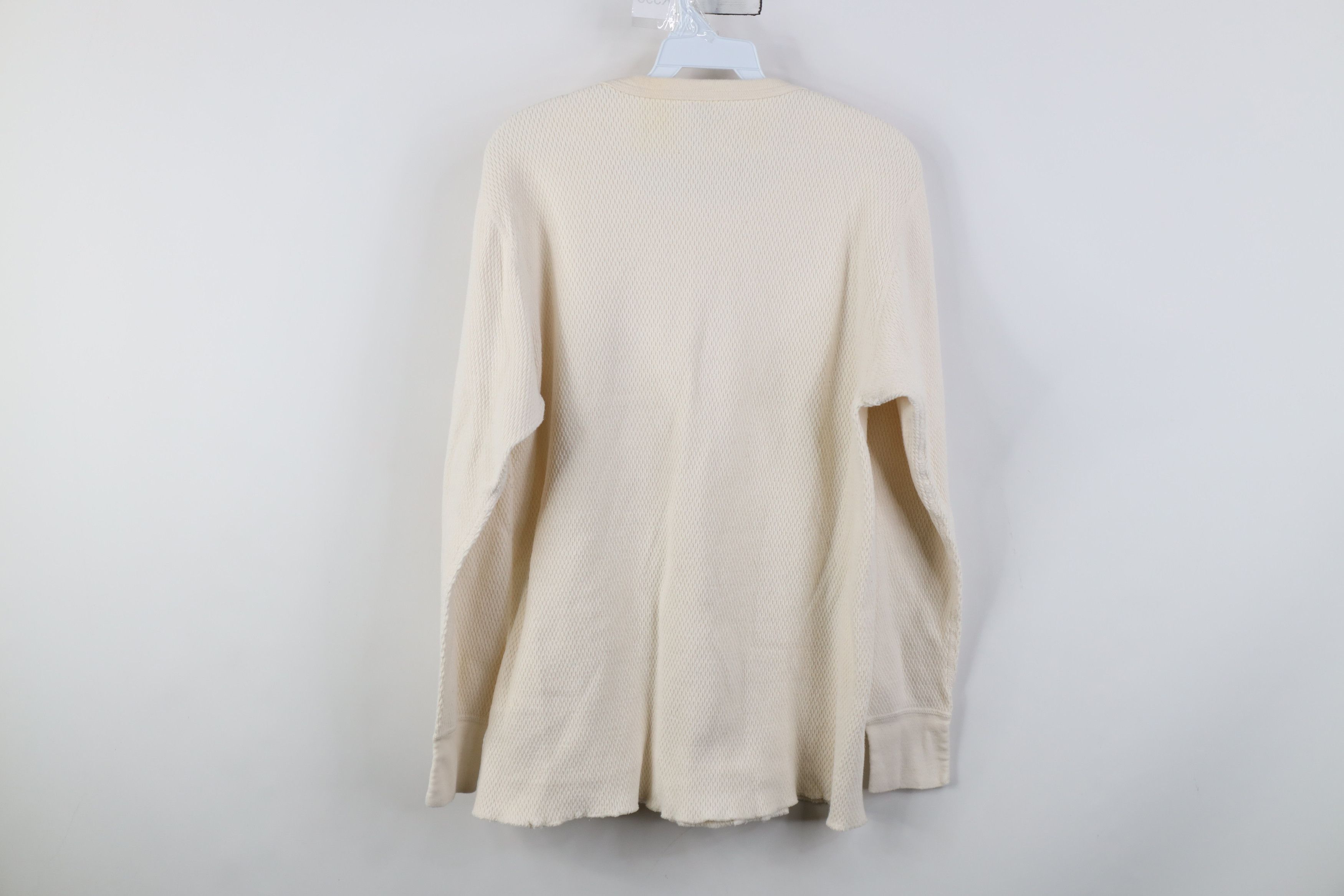 Vintage Vintage 70s Streetwear Waffle Knit Long Sleeve T-Shirt USA Size US L / EU 52-54 / 3 - 9 Thumbnail