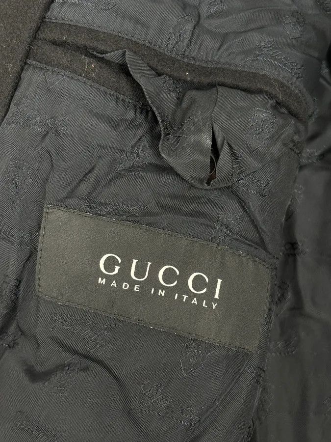 Gucci AW2008 Gucci Black Wool Buttoned Premium Jacket by Frida Giannini Size US M / EU 48-50 / 2 - 12 Thumbnail