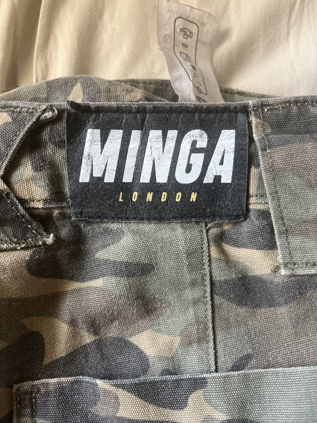 Minga London Trek Camo Wide Leg Cargo Pants Size 28" / US 6 / IT 42 - 4 Thumbnail