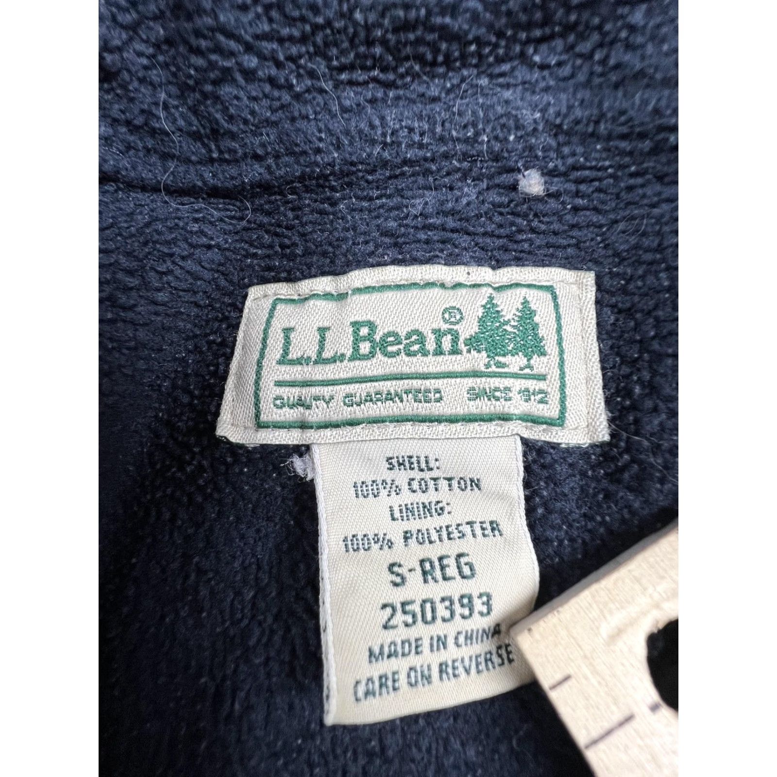 Vintage L.L. Bean Jacket Mens Small Green Plaid Flannel Fleece Lined Outdoor Button Front Short Coat/Workwear Mens Size US S / EU 44-46 / 1 - 3 Thumbnail