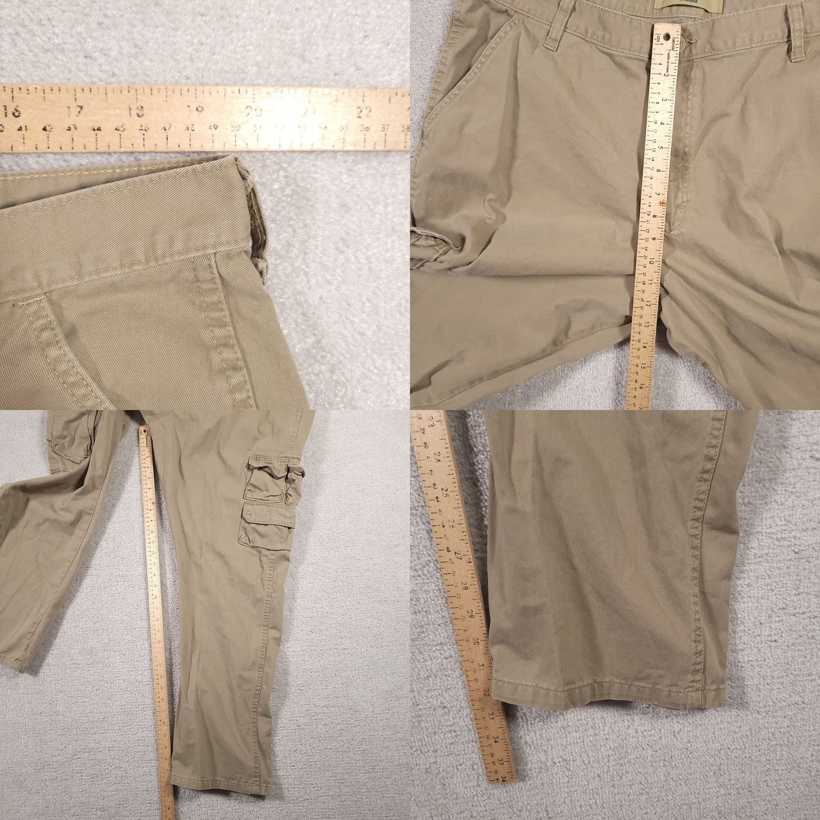 Wrangler Wrangler Cargo Pants Mens 40x32 Khaki Beige Relaxed Fit Workwear Outdoors Size US 40 / EU 56 - 8 Thumbnail