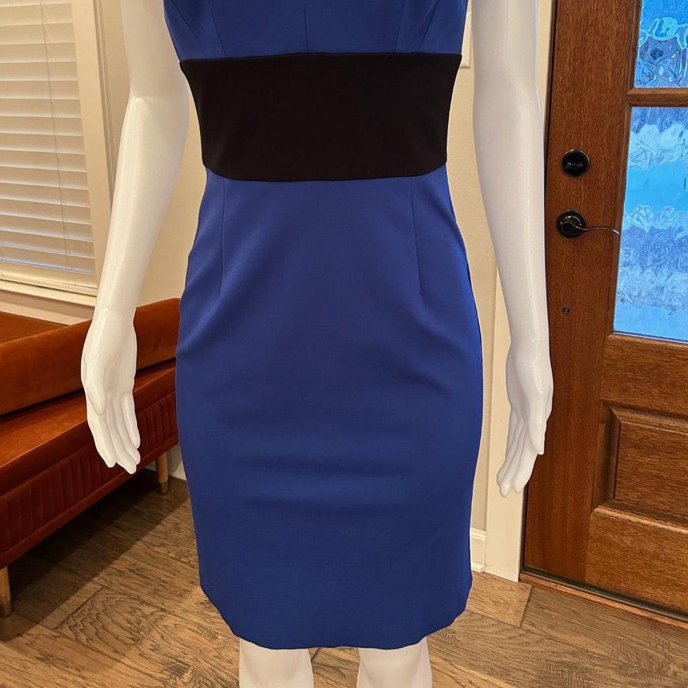 Designer Trina Turk Color Block Sheath Dress Size M / US 6-8 / IT 42-44 - 3 Thumbnail