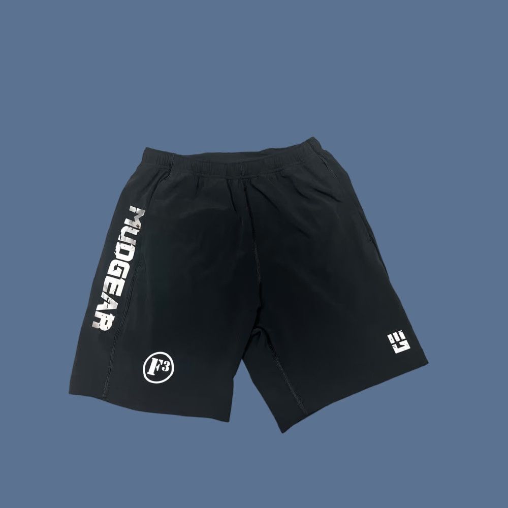 Vintage F3 Mudgear Athletic Shorts XS Mens Regular XS Black Breathable Pockets Drawstring Elastic Waist 36 Inseam Gym Running Equipment? Size US 27 - 1 Thumbnail