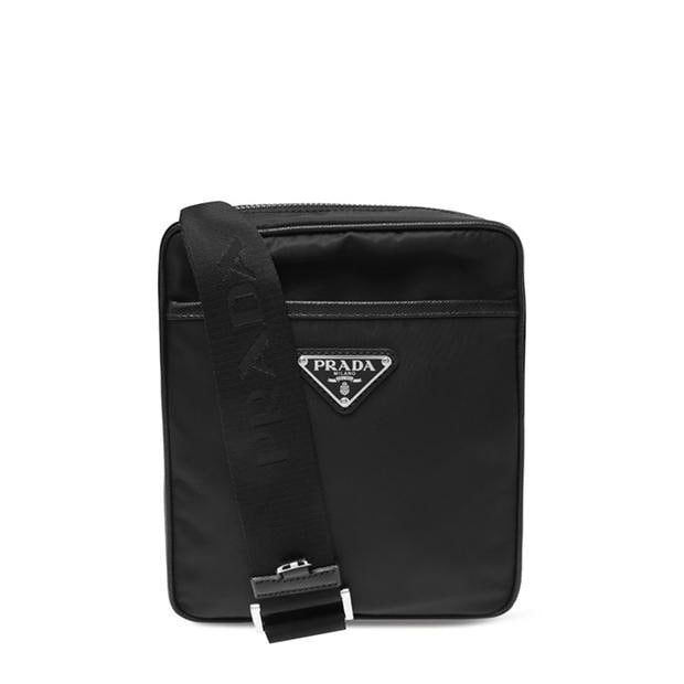 Prada Men'S Logo Pouch Messenger Bag Size ONE SIZE - 7 Thumbnail