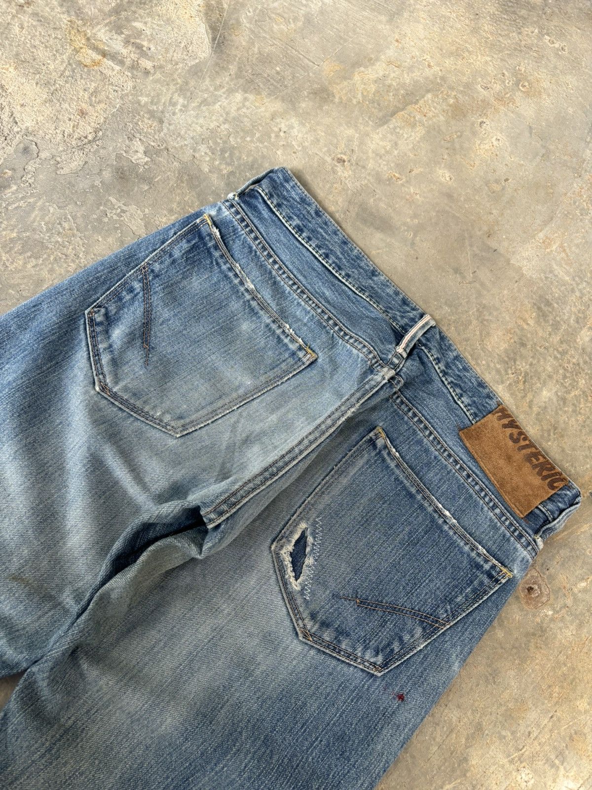 Hysteric Glamour Hysteric Glamour Distressed Selvedge Denim Size US 30 / EU 46 - 4 Thumbnail
