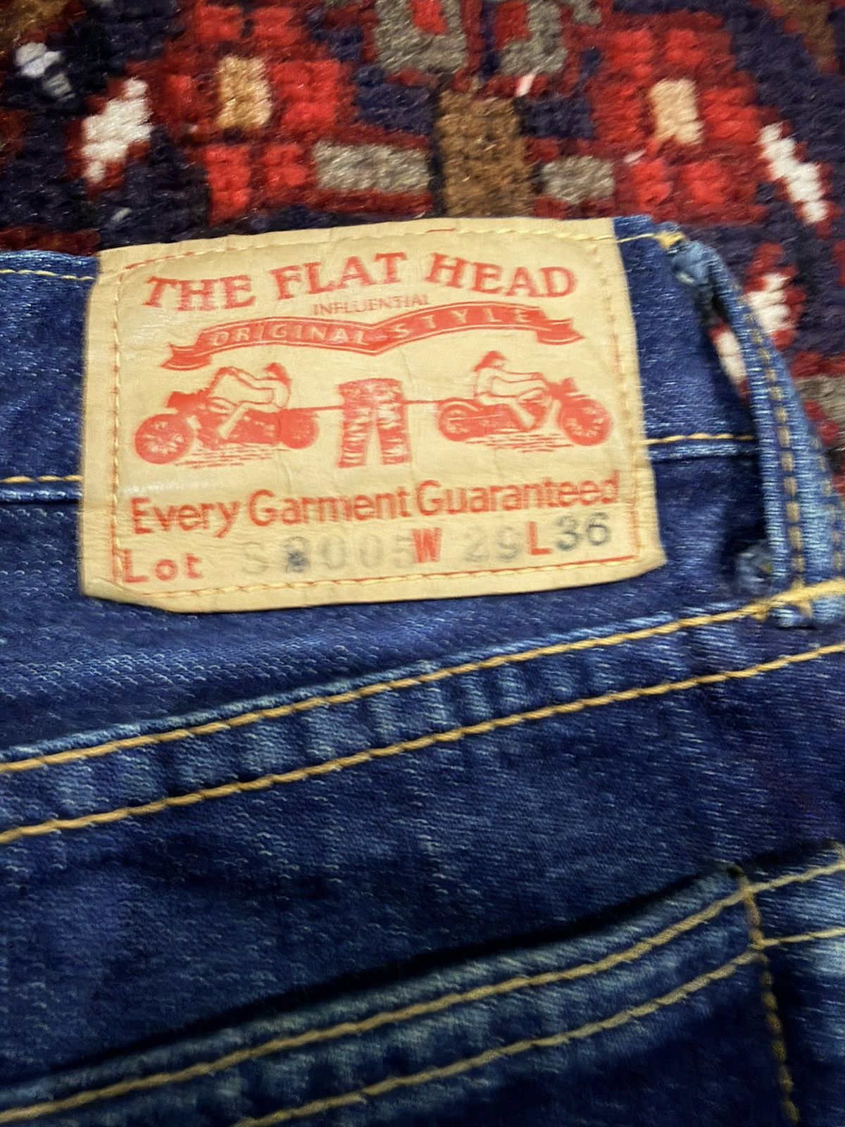 The Flat Head 🔥BOOT CUT🔥The Flat Head Flare Bootcut Denim Japanese Brand Size 28" / US 6 / IT 42 - 3 Thumbnail