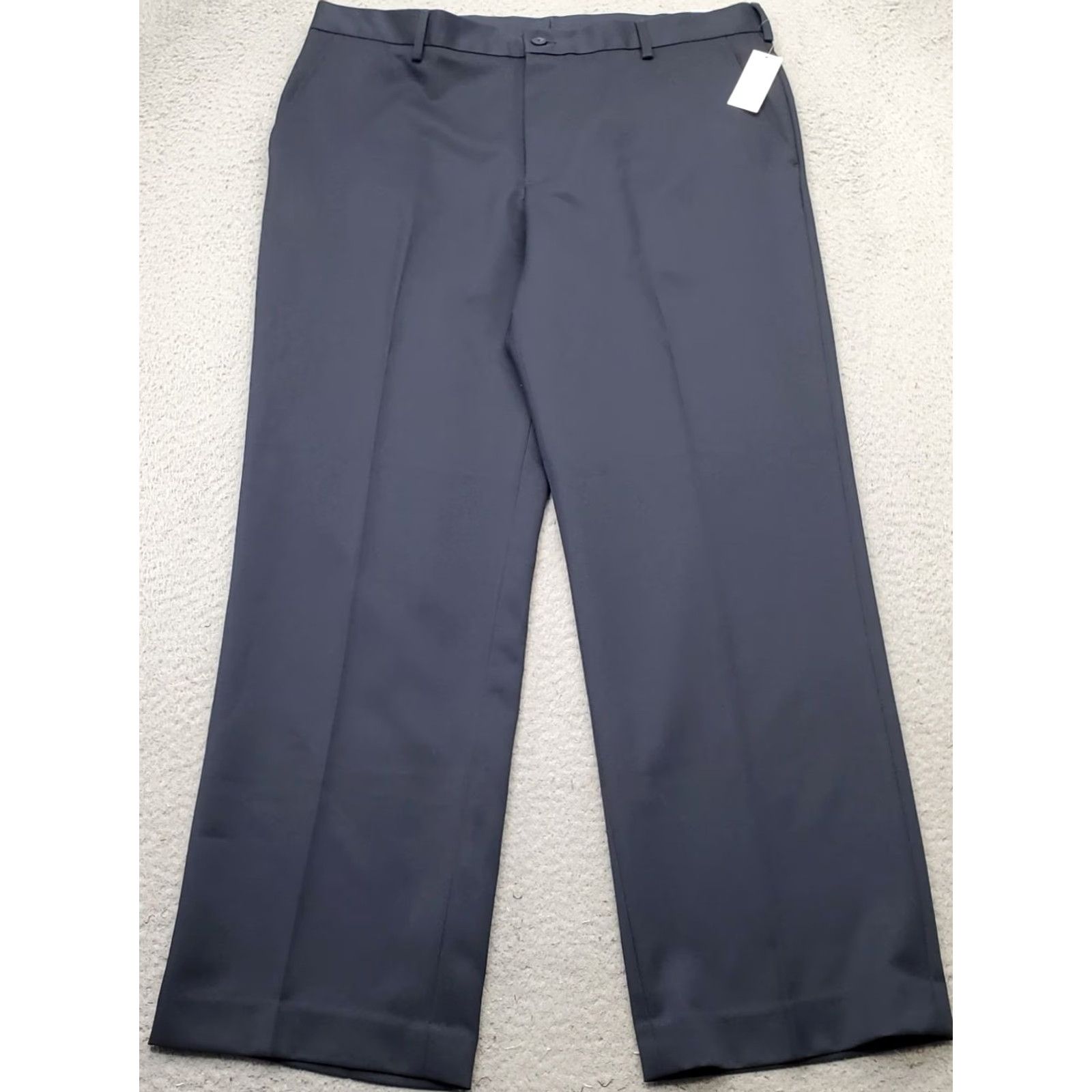 Van Heusen Van Heusen Traveler Pants Mens 36x30 Navy Premium Non-Iron Classic Straight Leg Pants Mens Size 36 Navy White? Size US 36 / EU 52 - 2 Thumbnail