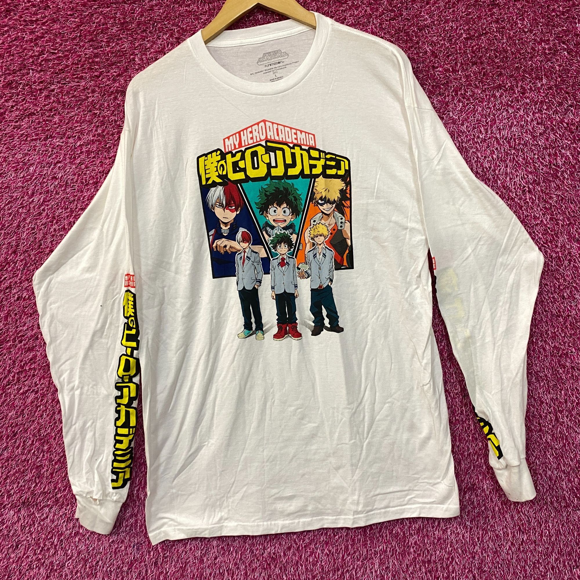 Anime My Hero Academia Boku No Academia Hero Students Long Sleeve Size US L / EU 52-54 / 3 - 3 Thumbnail