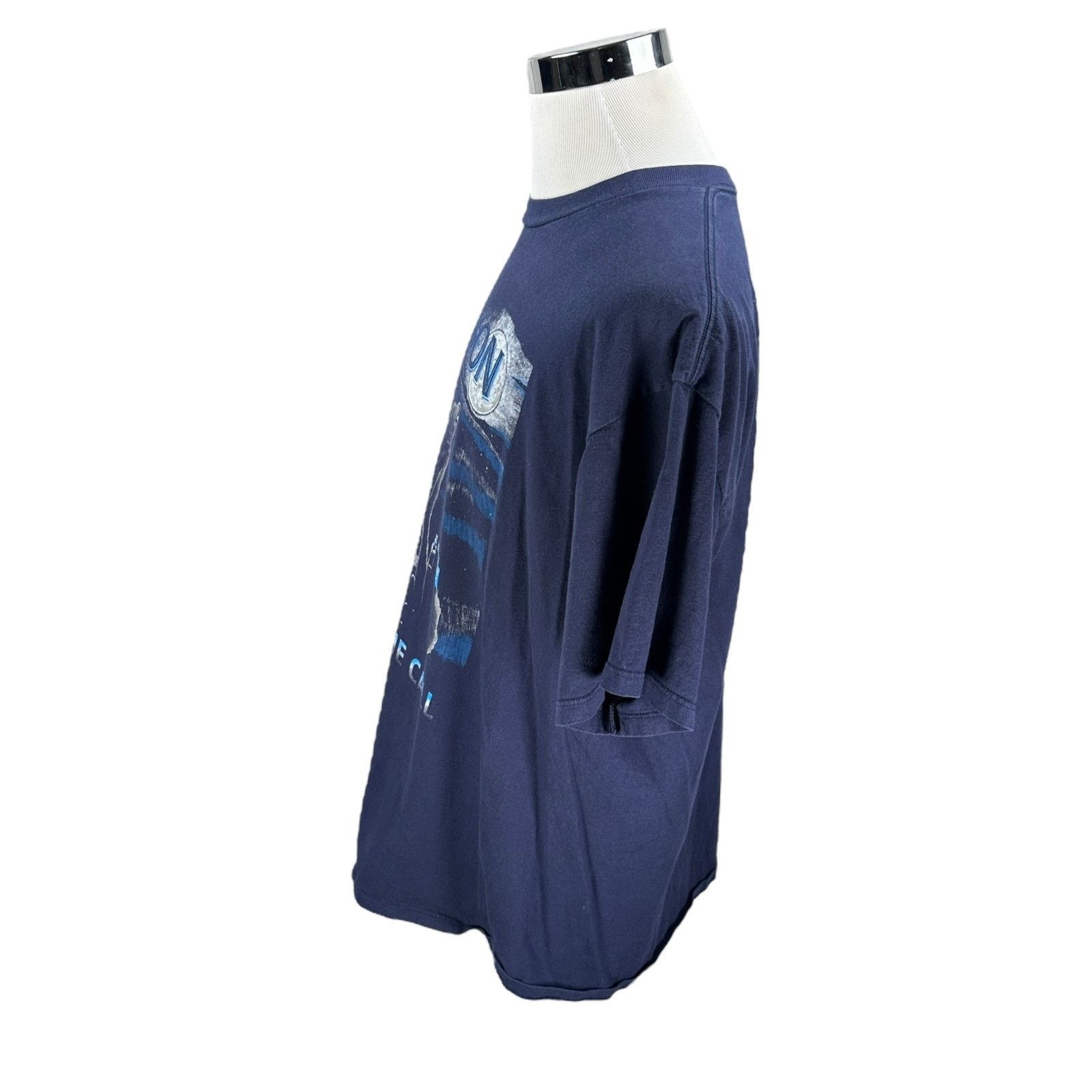 Jerzees Molson Answer The Call Wolf T-Shirt Men 2X Blue Short Sleeve Size US XXL / EU 58 / 5 - 4 Thumbnail